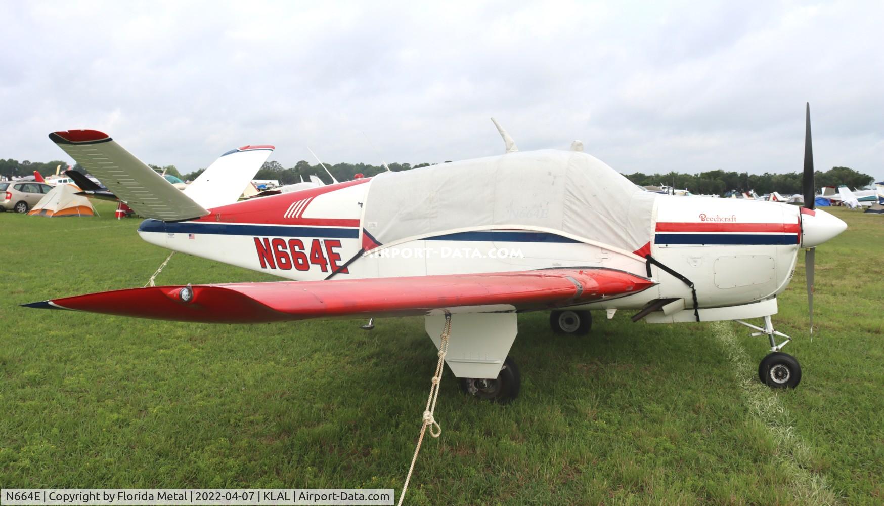 N664E, 1951 Beech C35 Bonanza C/N D-2934, Sun N Fun 2022