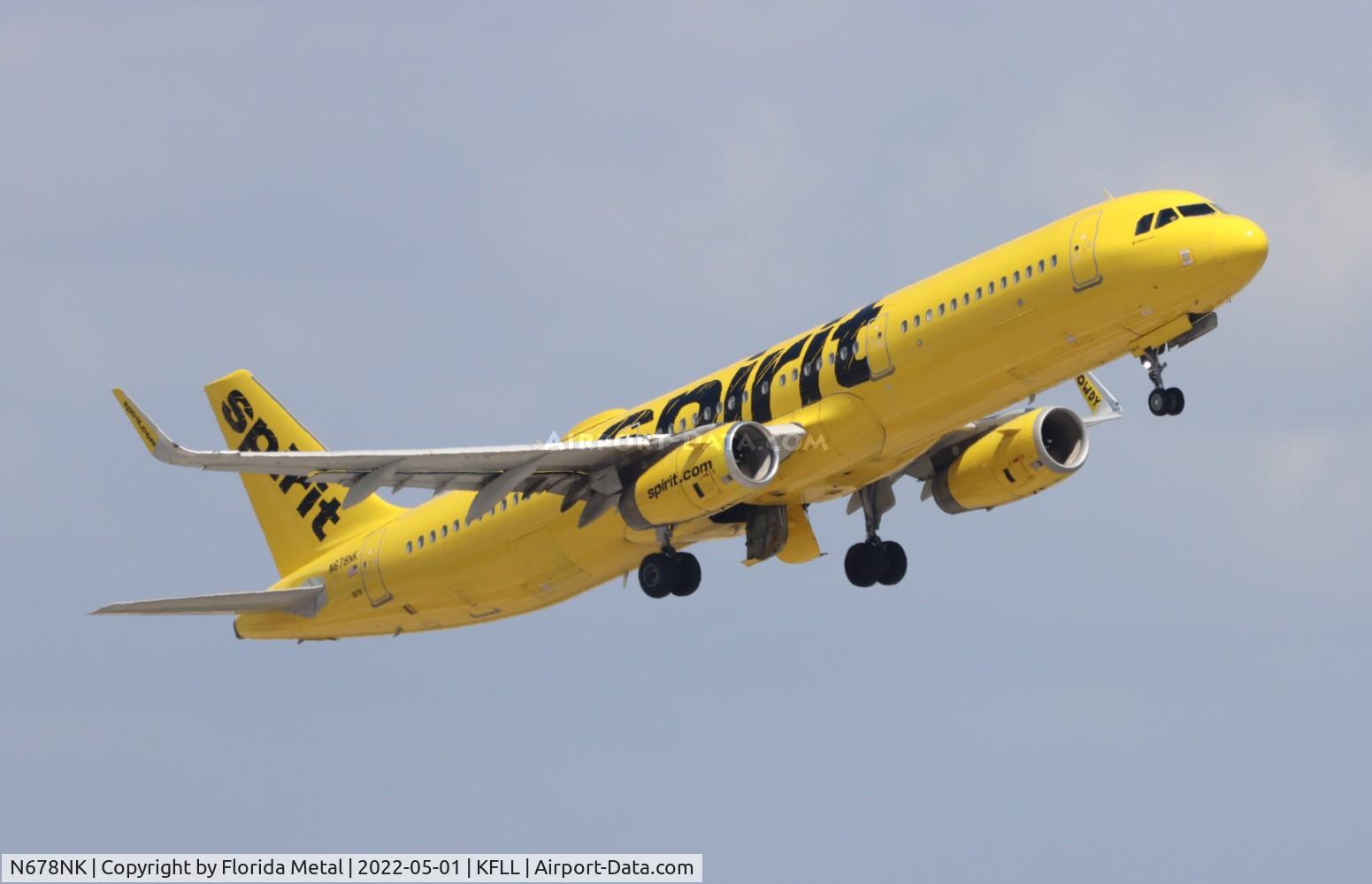 N678NK, 2017 Airbus A321-231 C/N 7857, FLL 2022