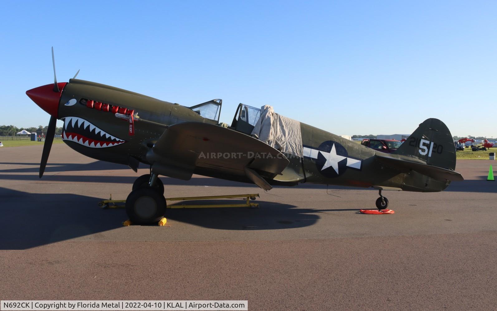 N692CK, 1945 Curtiss P-40N Warhawk C/N 692N, Sun N Fun 2022