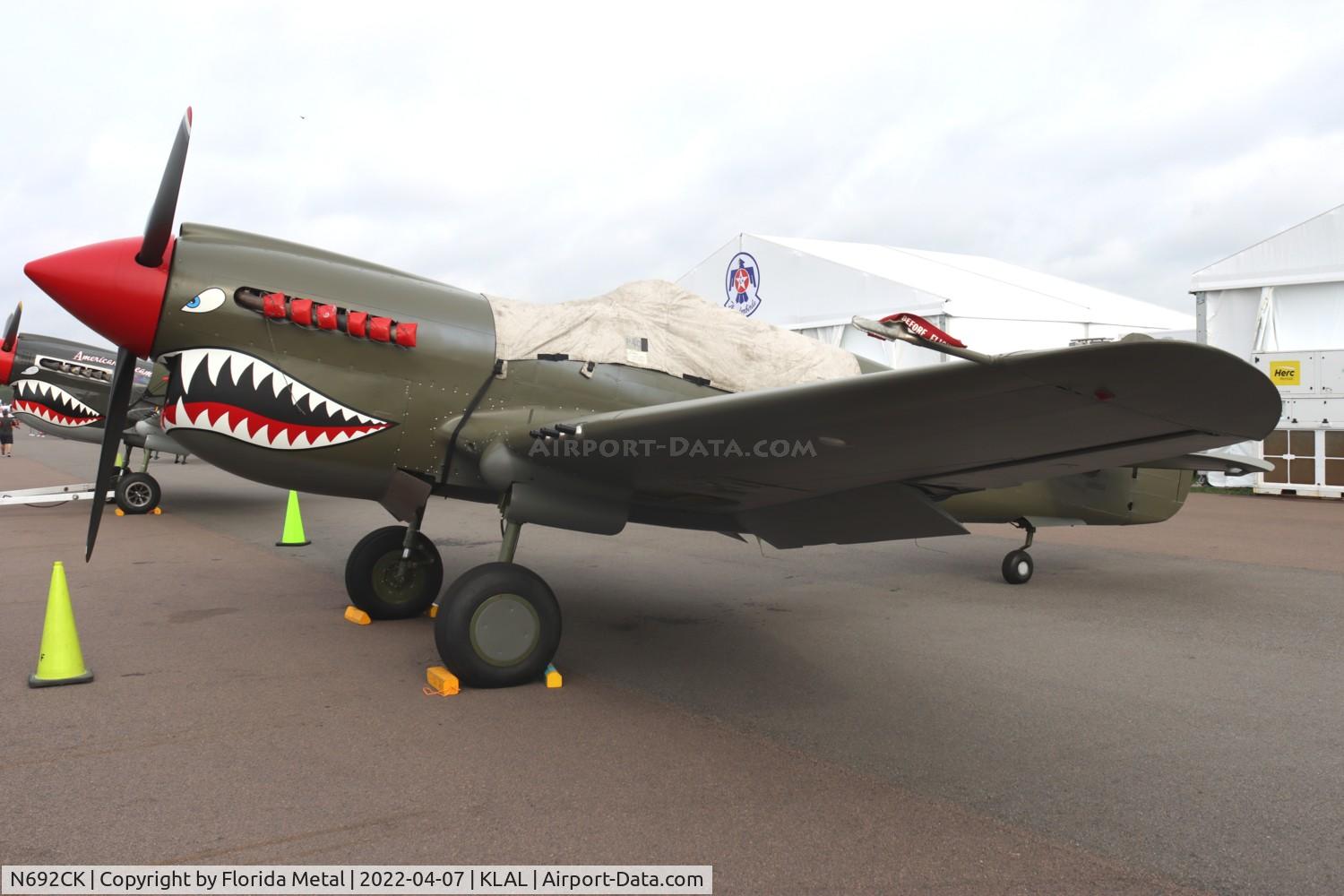 N692CK, 1945 Curtiss P-40N Warhawk C/N 692N, P-40N