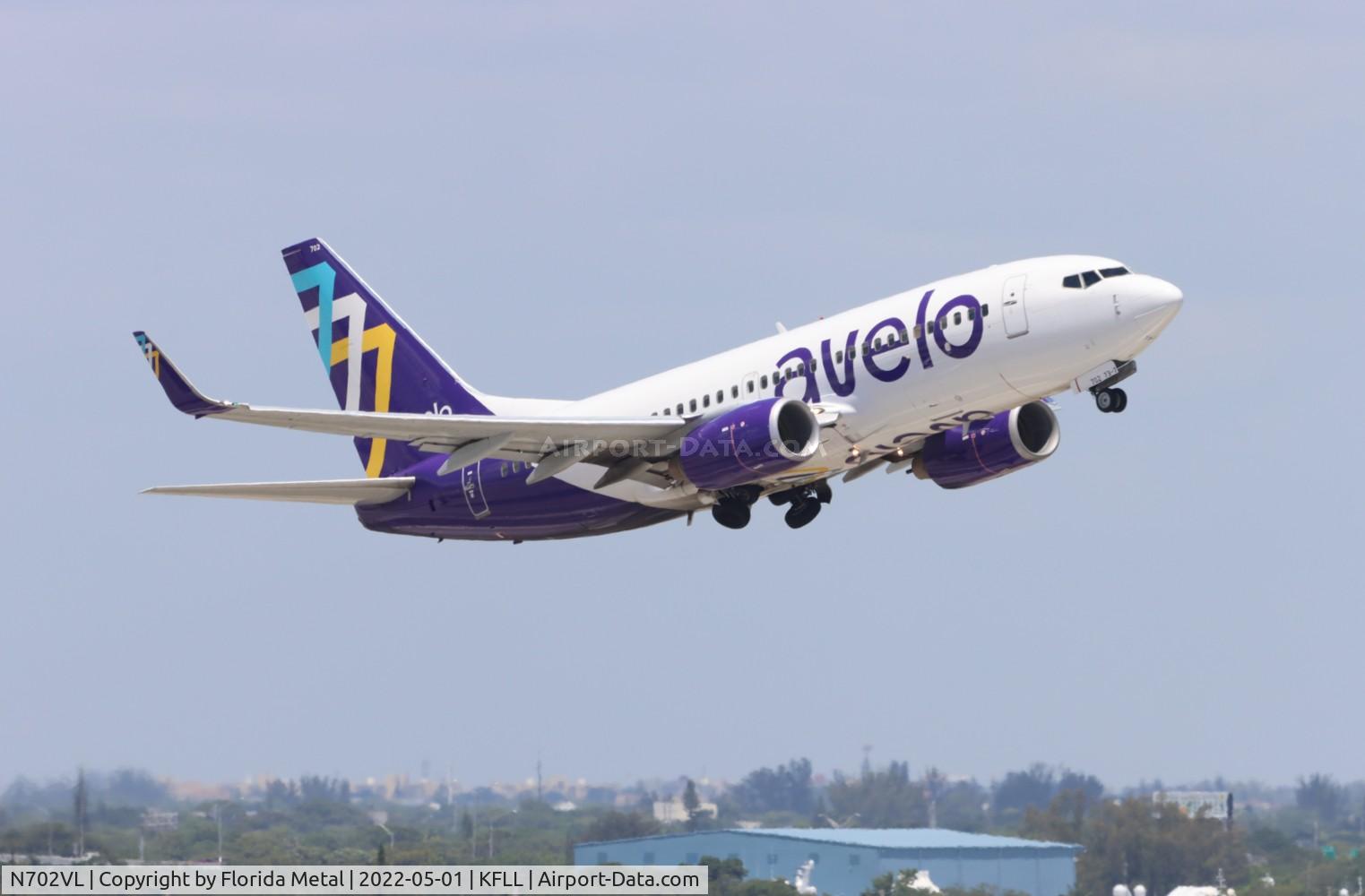 N702VL, 2008 Boeing 737-7H4 C/N 36623, FLL 2022