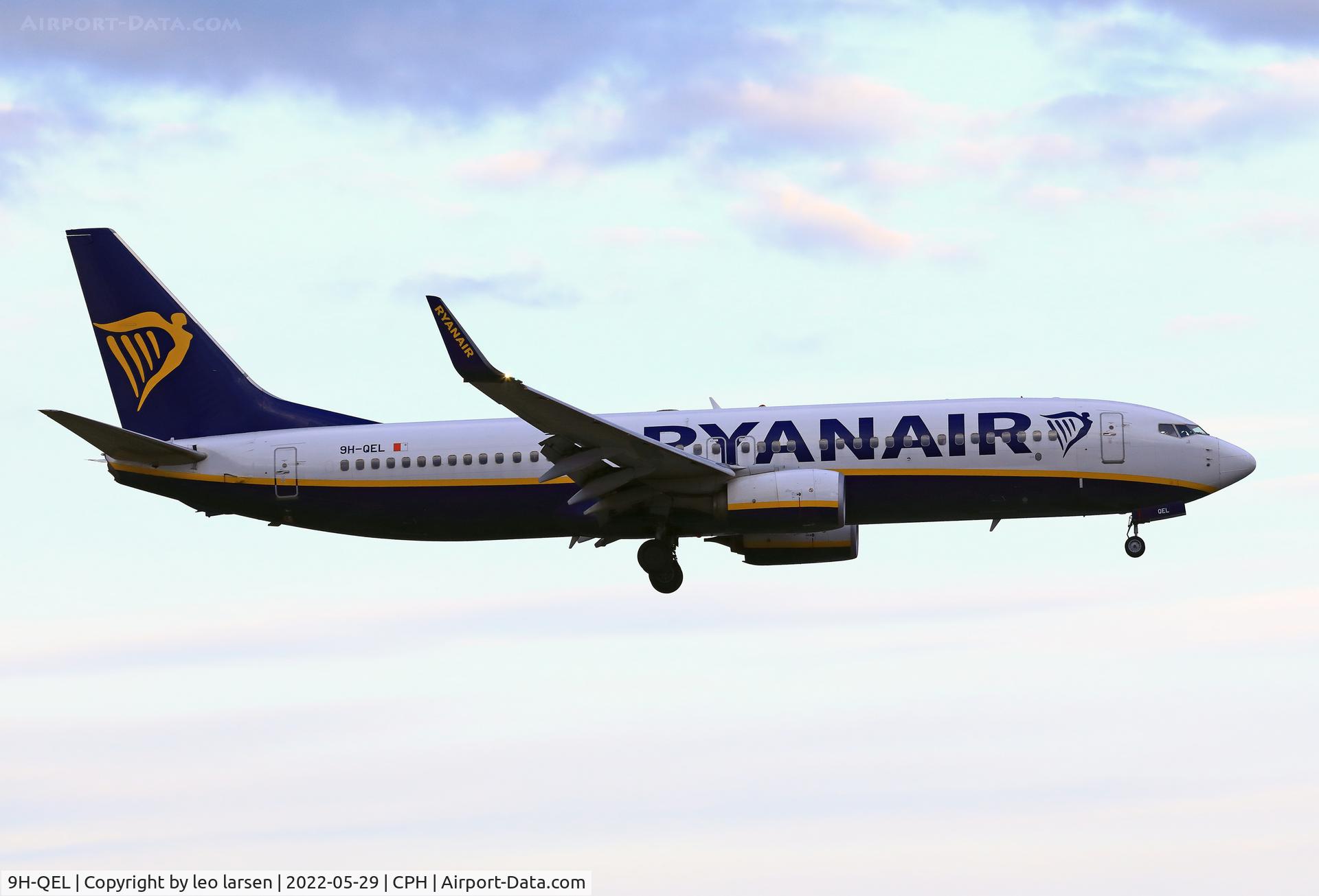 9H-QEL, 2018 Boeing 737-8AS C/N 44831, Copenhagen 29.5.2022
