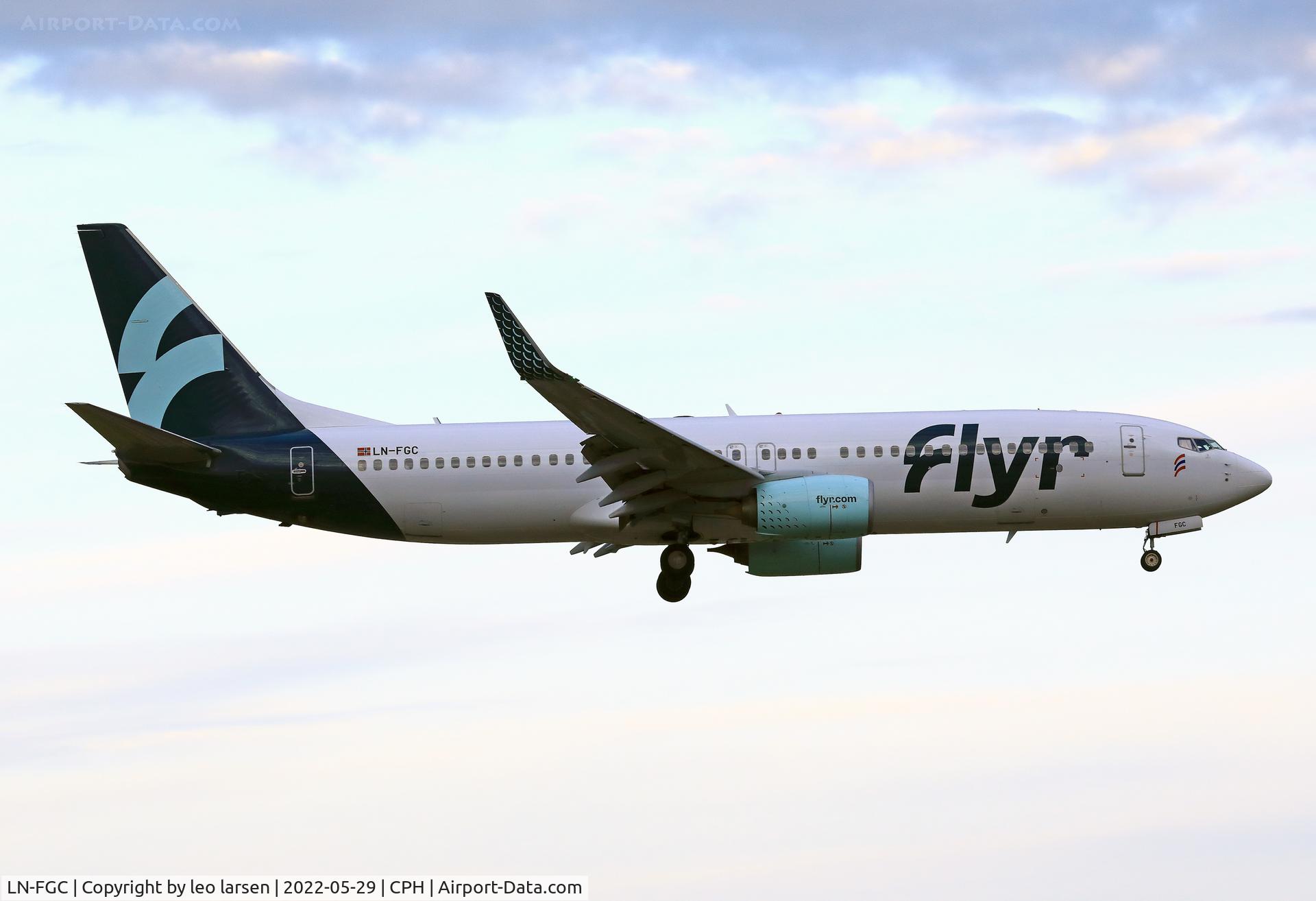 LN-FGC, 2013 Boeing 737-8KN C/N 40261, Copenhagen 29.5.2022