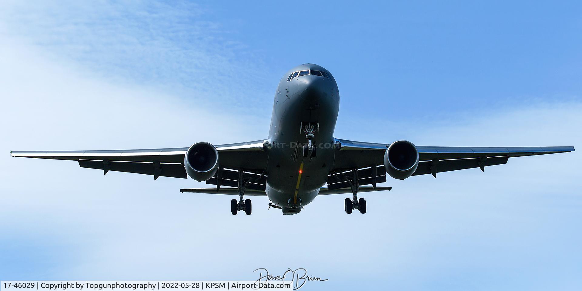 17-46029, 2019 Boeing KC-46A Pegasus (767-2LKC) C/N 34110, PACK81 coming in to land RW16
