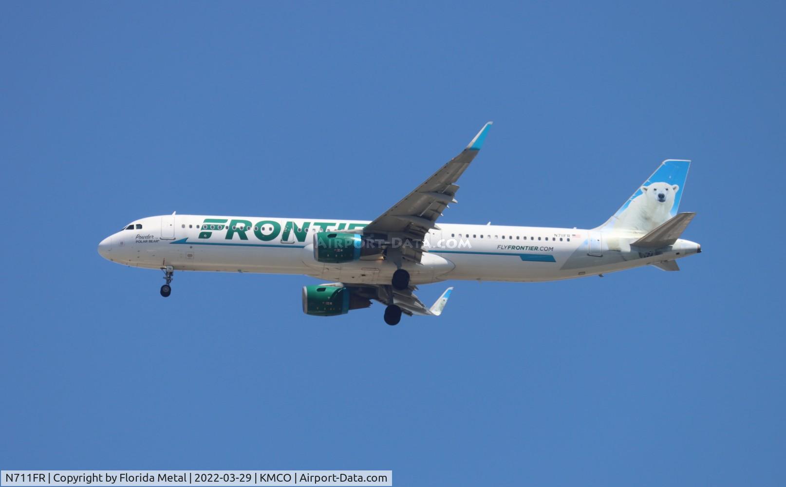 N711FR, 2016 Airbus A321-211 C/N 7184, MCO 2022