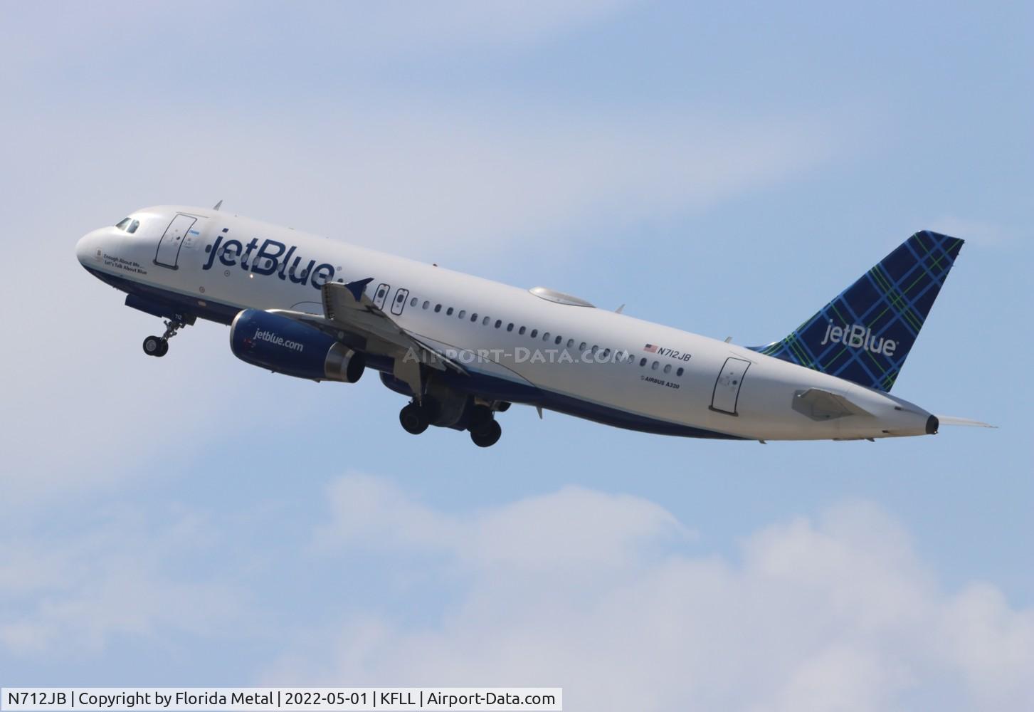 N712JB, 2008 Airbus A320-232 C/N 3517, FLL 2022