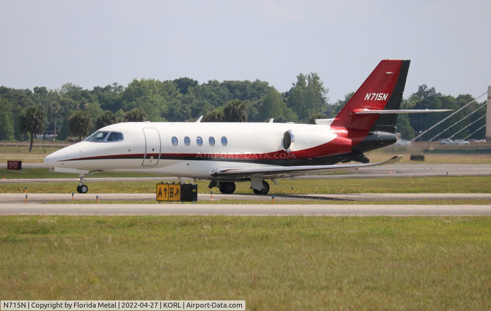 N715N, 2015 Cessna 680A Citation Latitude C/N 680A0012, ORL 2022