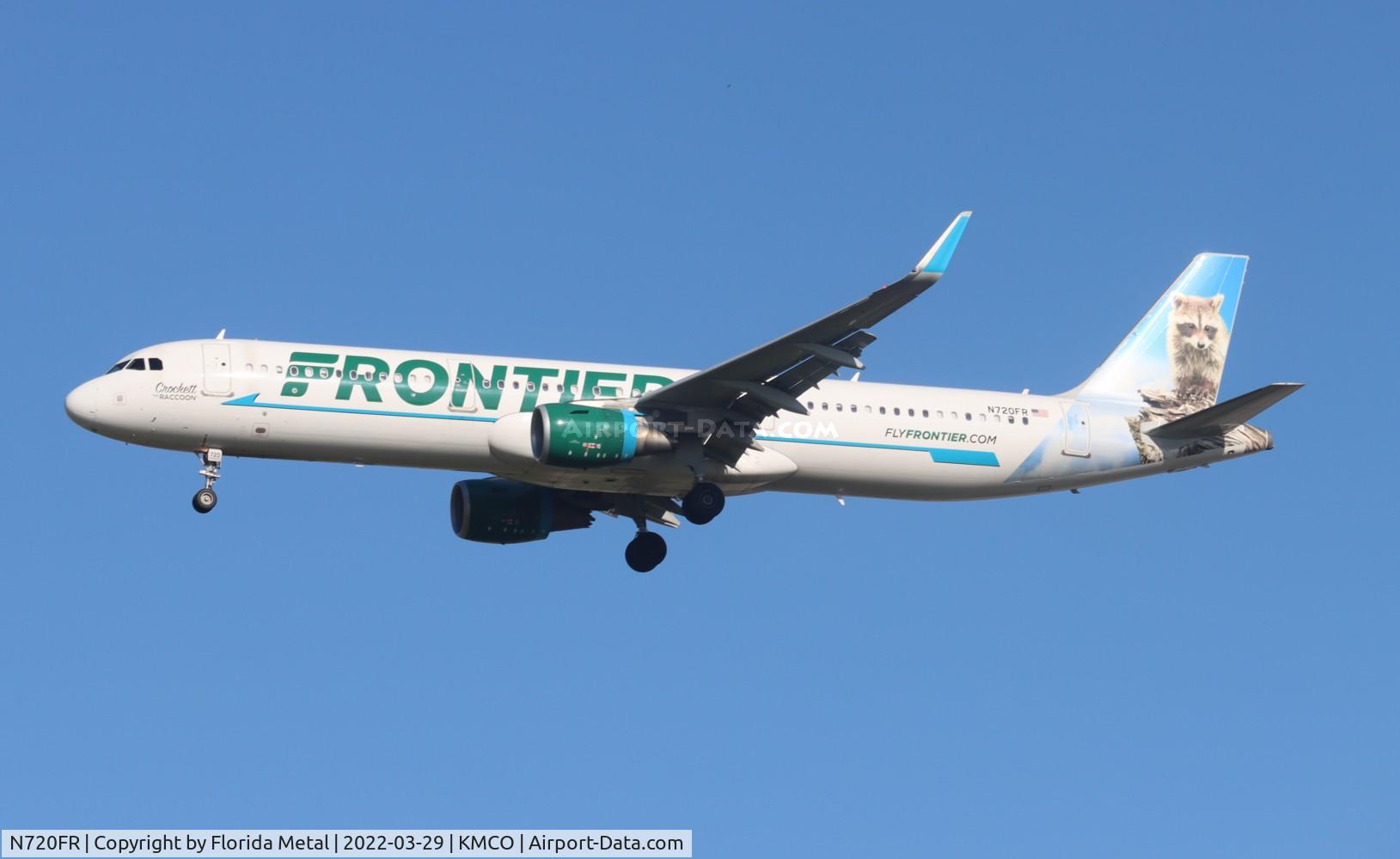 N720FR, 2017 Airbus A321-211 C/N 7852, MCO 2022