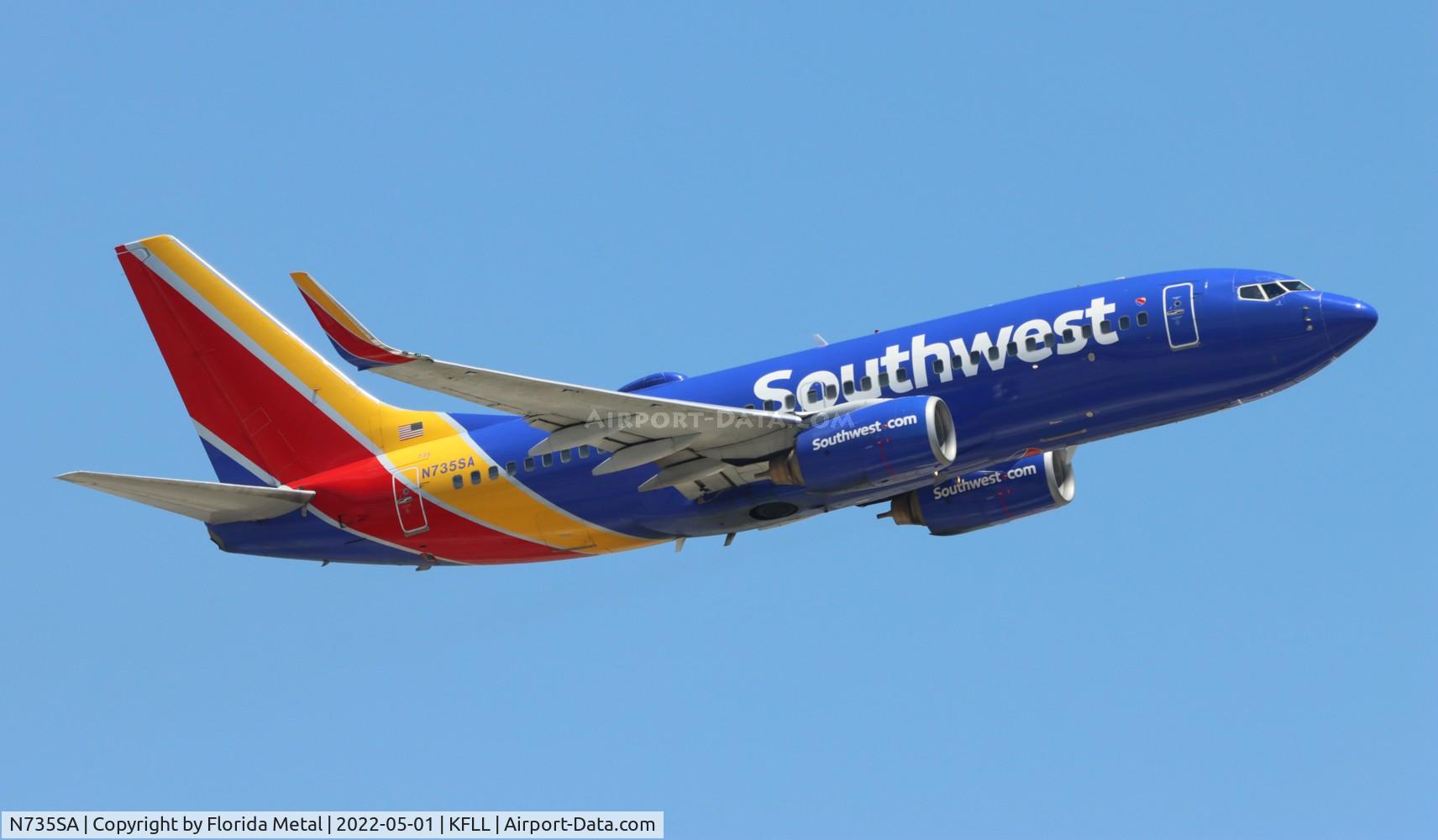 N735SA, 1999 Boeing 737-7H4 C/N 27867, FLL 2022