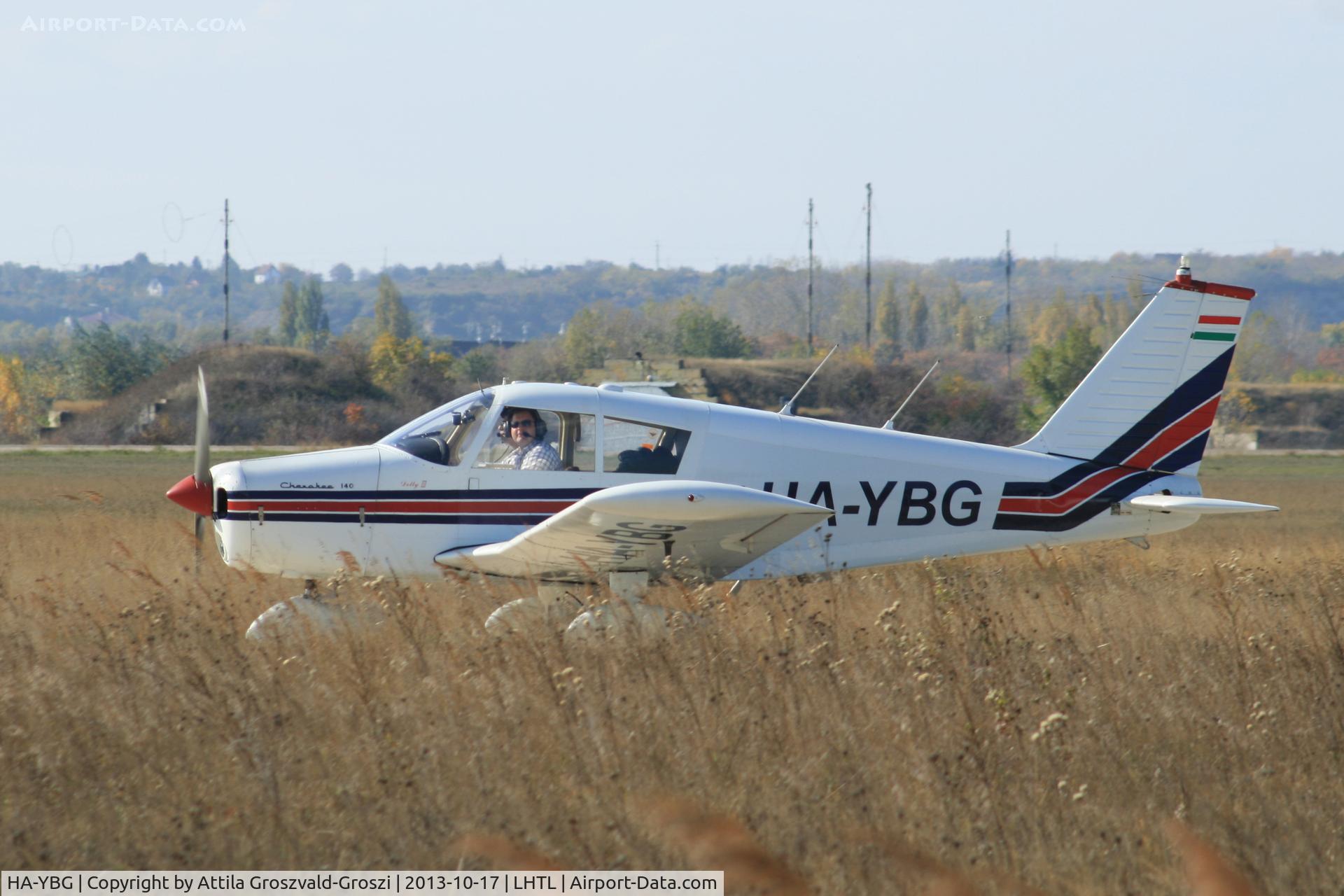 HA-YBG, 1967 Piper PA-28-140 Cherokee C/N 28-22652, LHTL - Tököl Airport, Hungary
