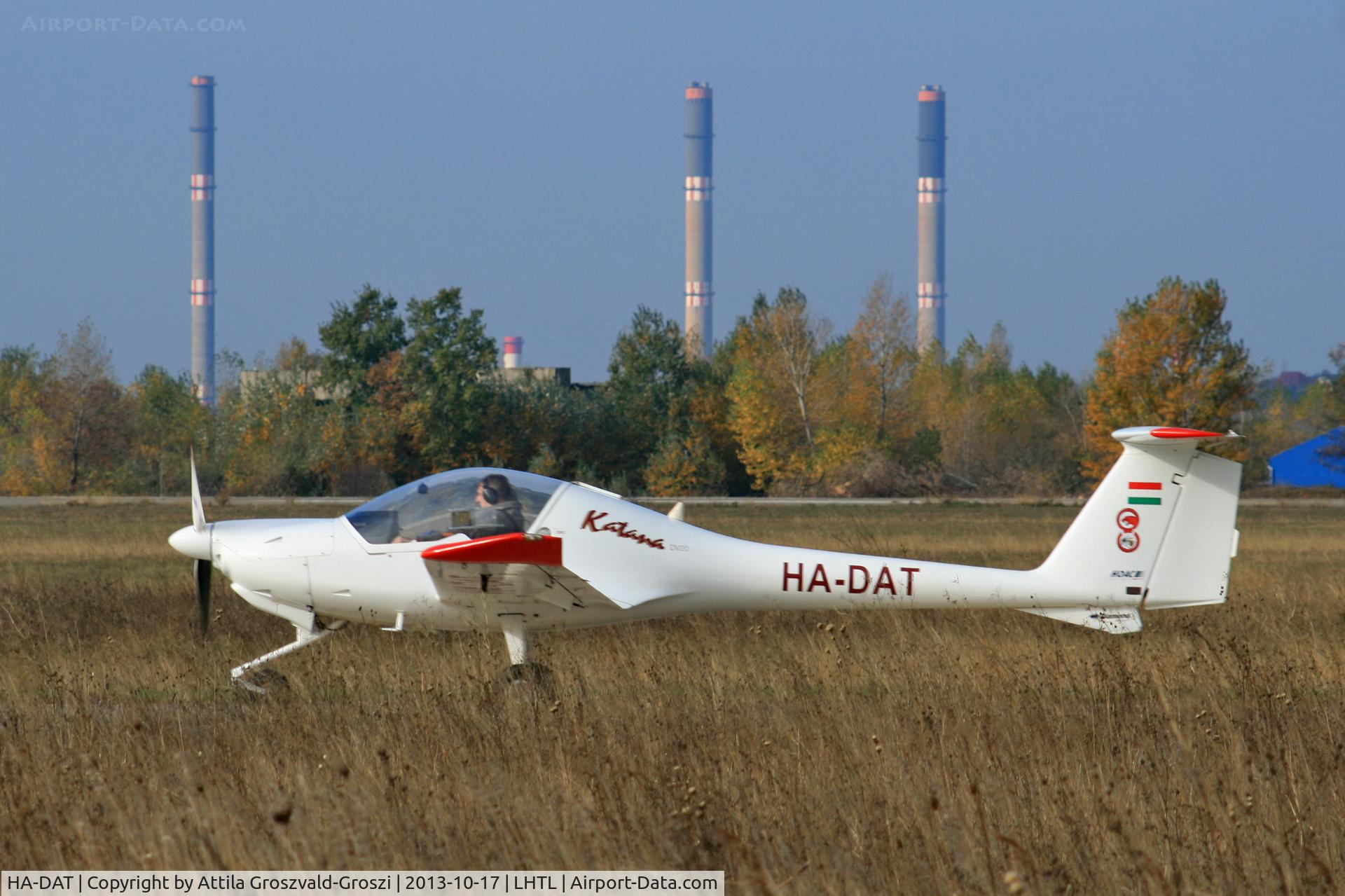 HA-DAT, 1995 HOAC DV-20 Katana C/N 20132, LHTL - Tököl Airport, Hungary
