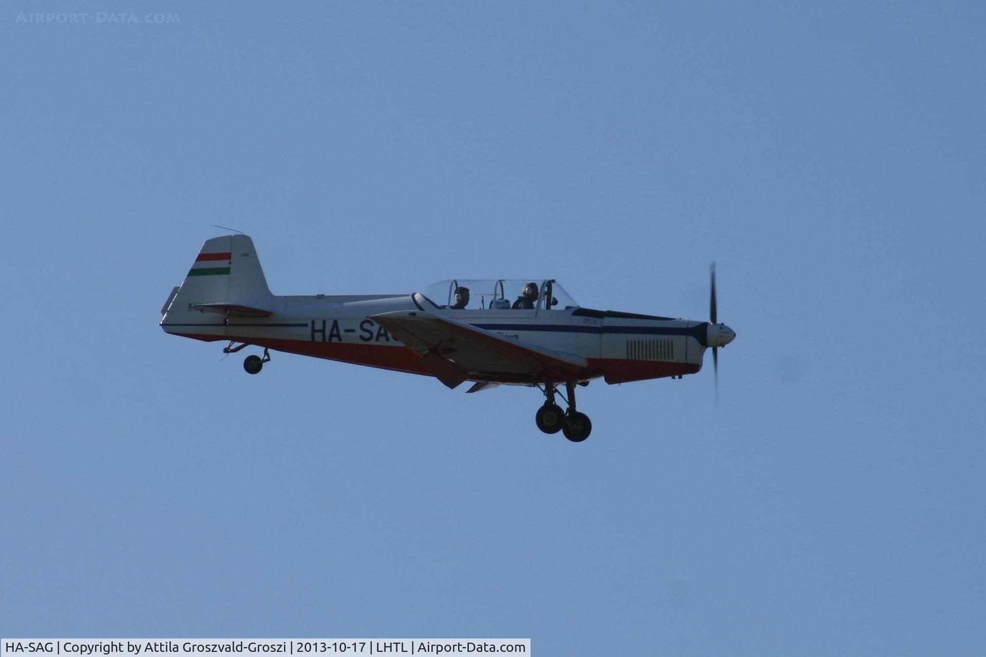 HA-SAG, 2007 Zlin Z-526F Trener Master C/N 1253, LHTL - Tököl Airport, Hungary