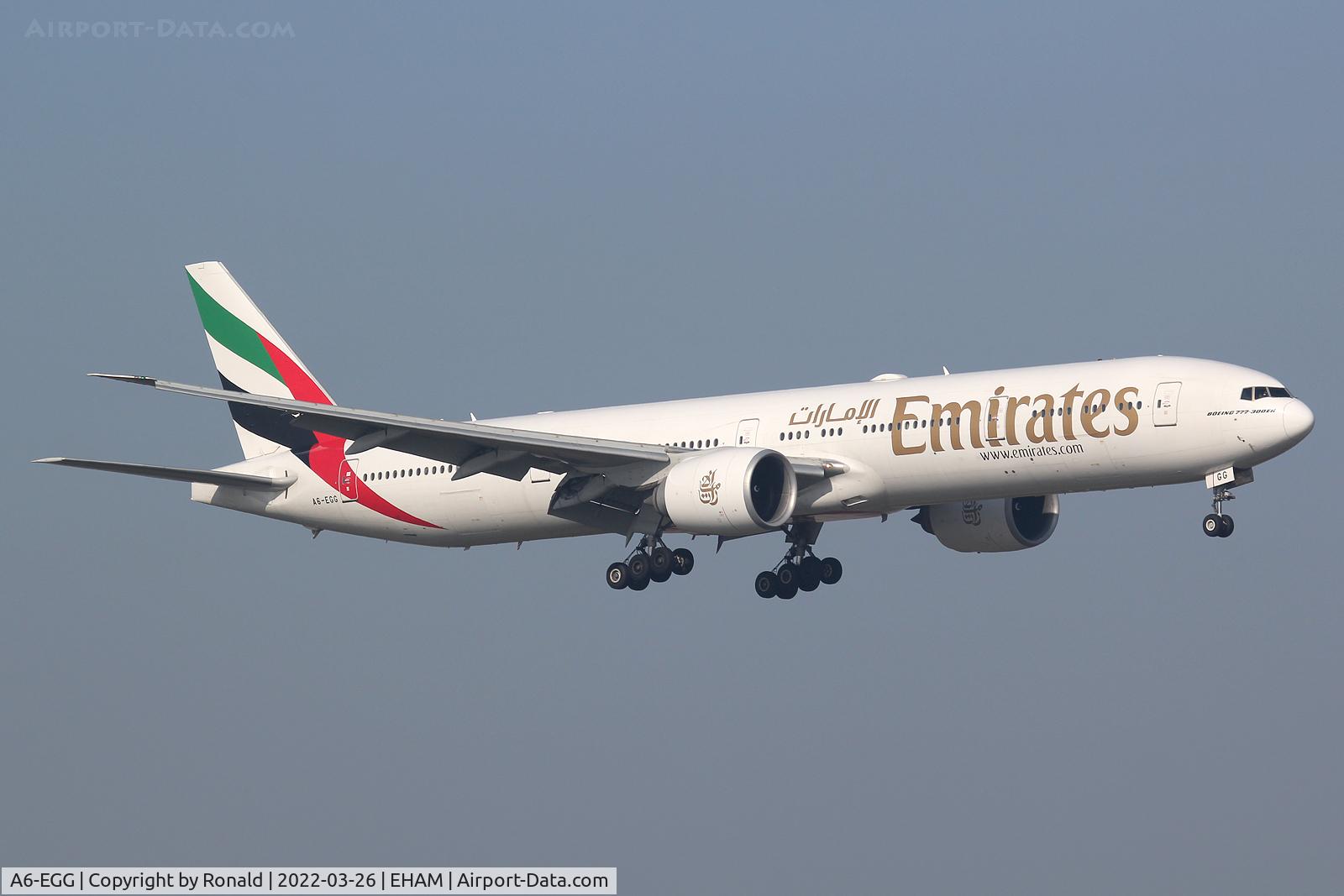 A6-EGG, 2011 Boeing 777-31H/ER C/N 41070, at spl