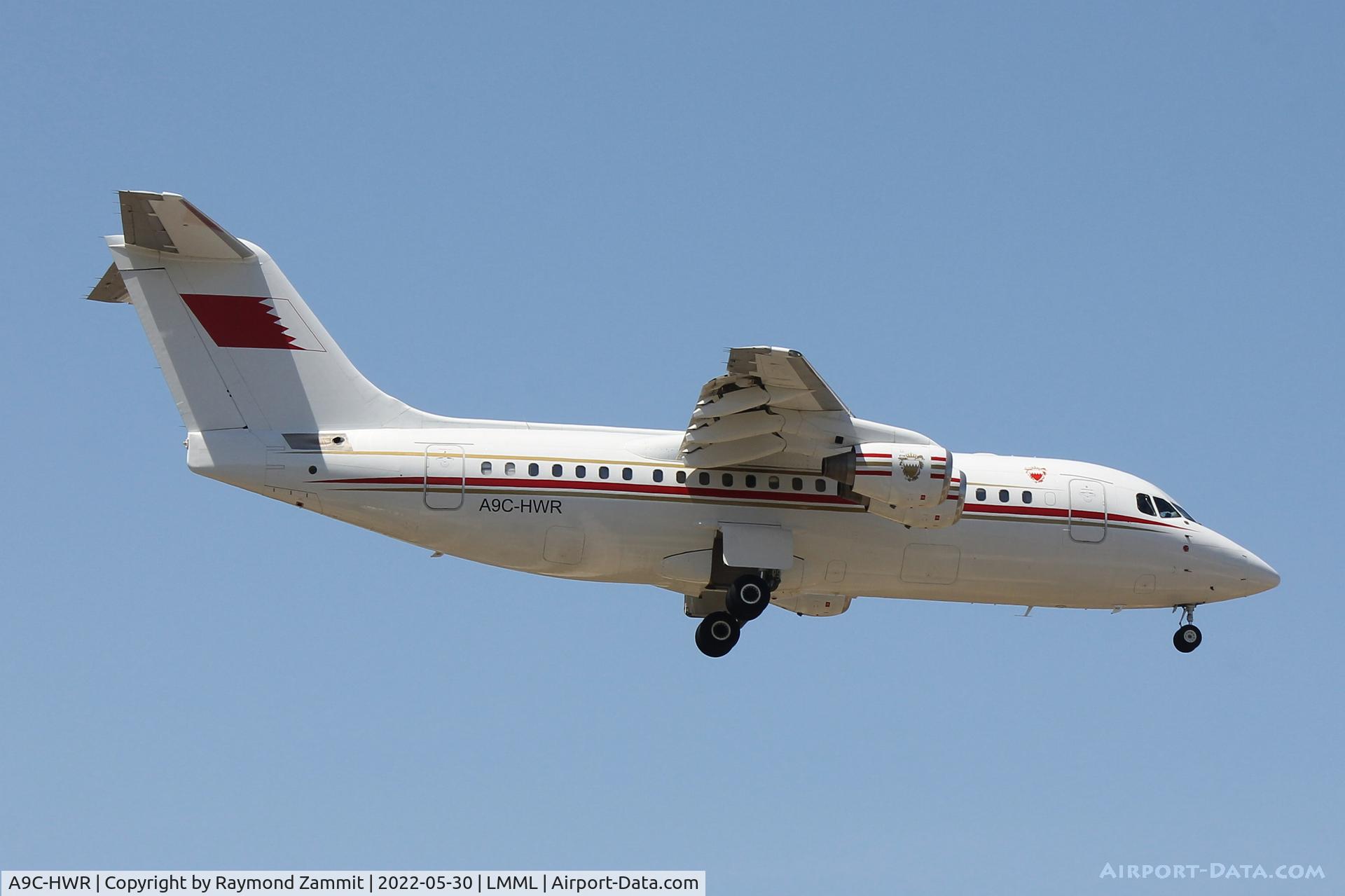 A9C-HWR, 1997 British Aerospace Avro 146-RJ85 C/N E.2306, Bae-146 Avro146 A9C-HWR Government of Bahrain