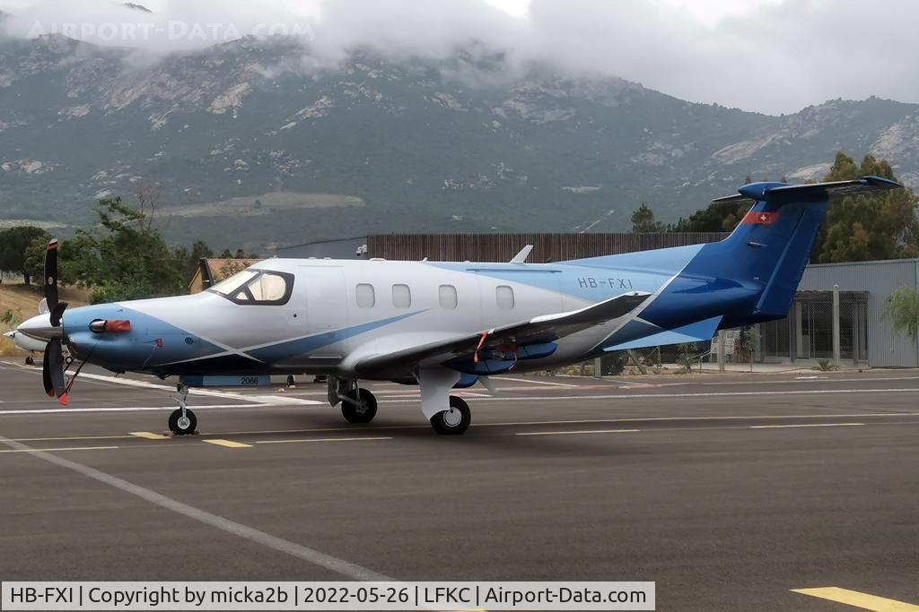 HB-FXI, 2021 Pilatus PC-12 NGX C/N 2066, Parked