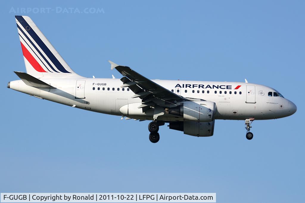 F-GUGB, 2003 Airbus A318-111 C/N 2059, at cdg