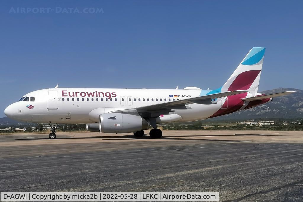 D-AGWI, 2008 Airbus A319-132 C/N 3358, New livery Eurowings