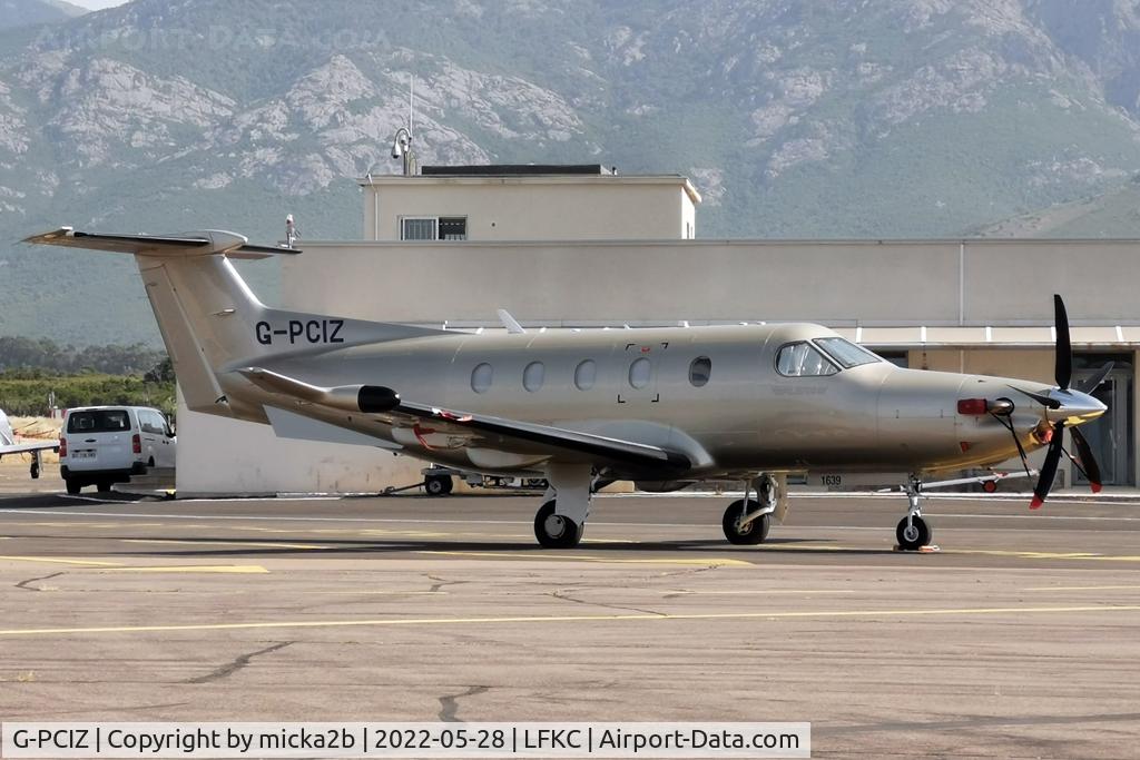 G-PCIZ, 2016 Pilatus PC-12/47E C/N 1639, Parked