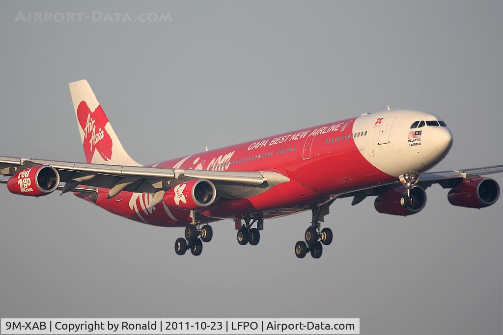 9M-XAB, 1999 Airbus A340-313 C/N 273, at orly