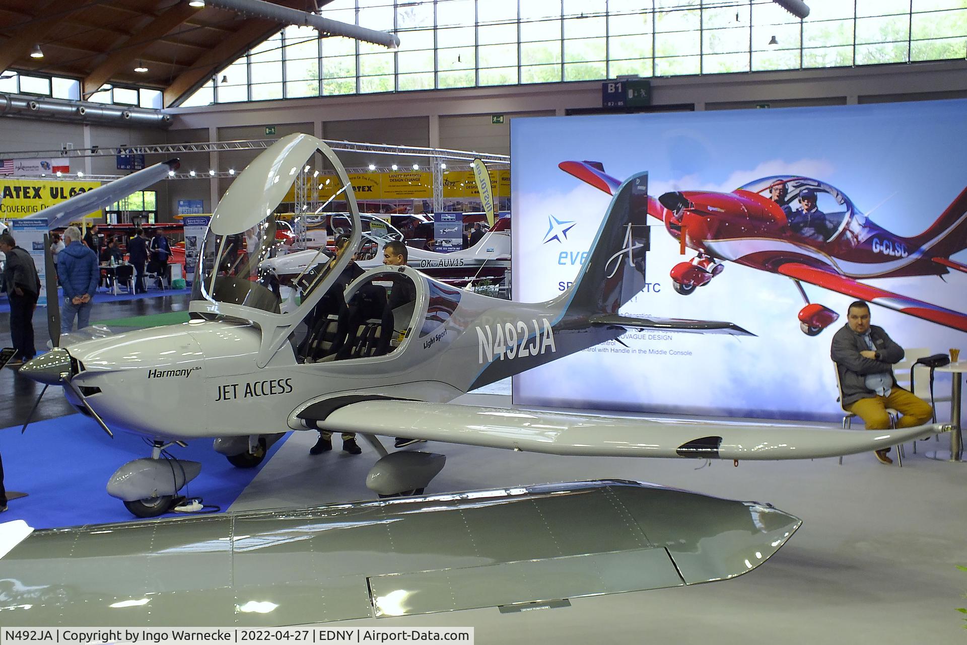 N492JA, Evektor-Aerotechnik Harmony LSA C/N Not found N492JA, Evektor Harmony LSA at the AERO 2022, Friedrichshafen