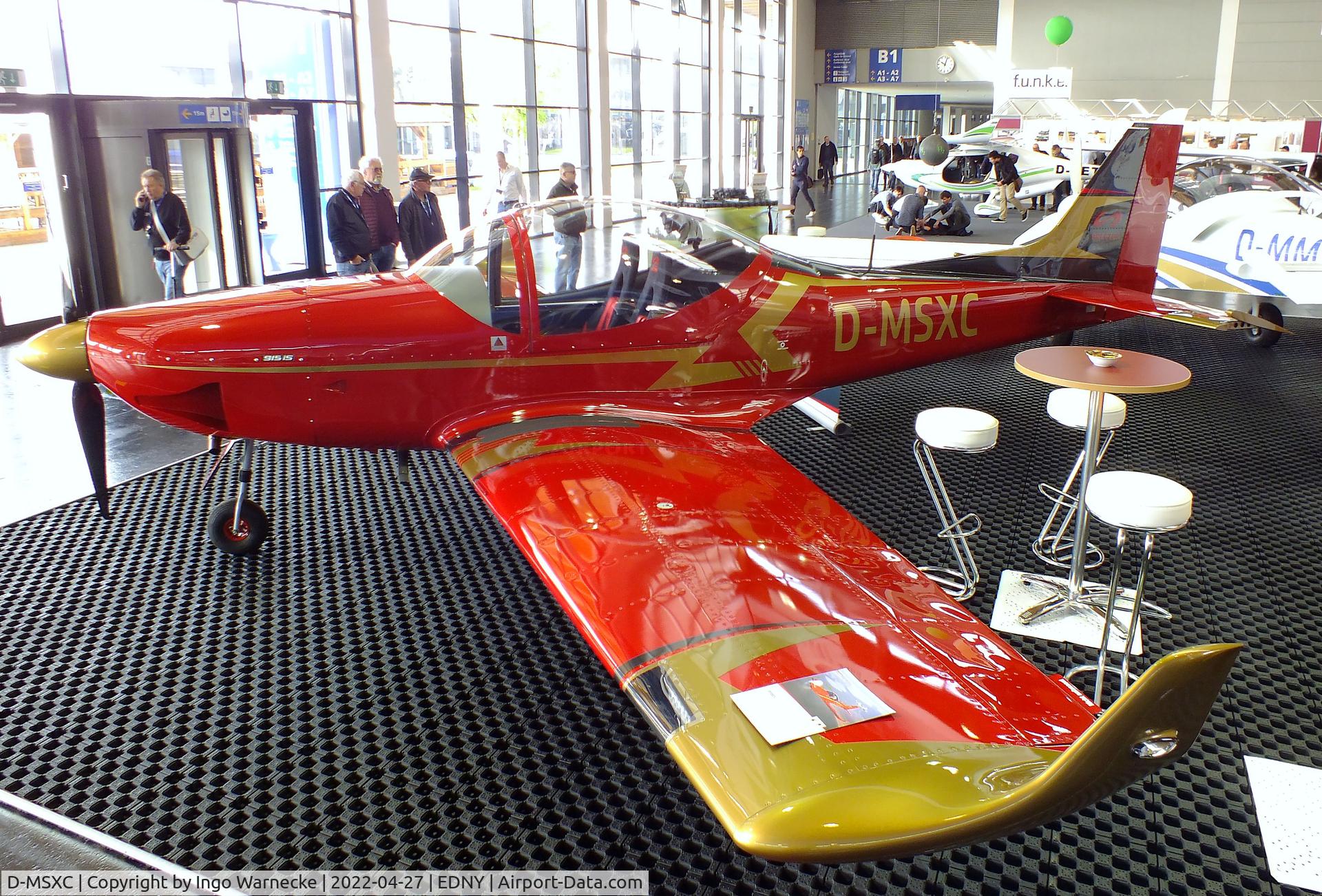 D-MSXC, 2022 Breezer Breezer UL C/N not found_D-MSXC, Breezer Aircraft Breezer UL at the AERO 2022, Friedrichshafen