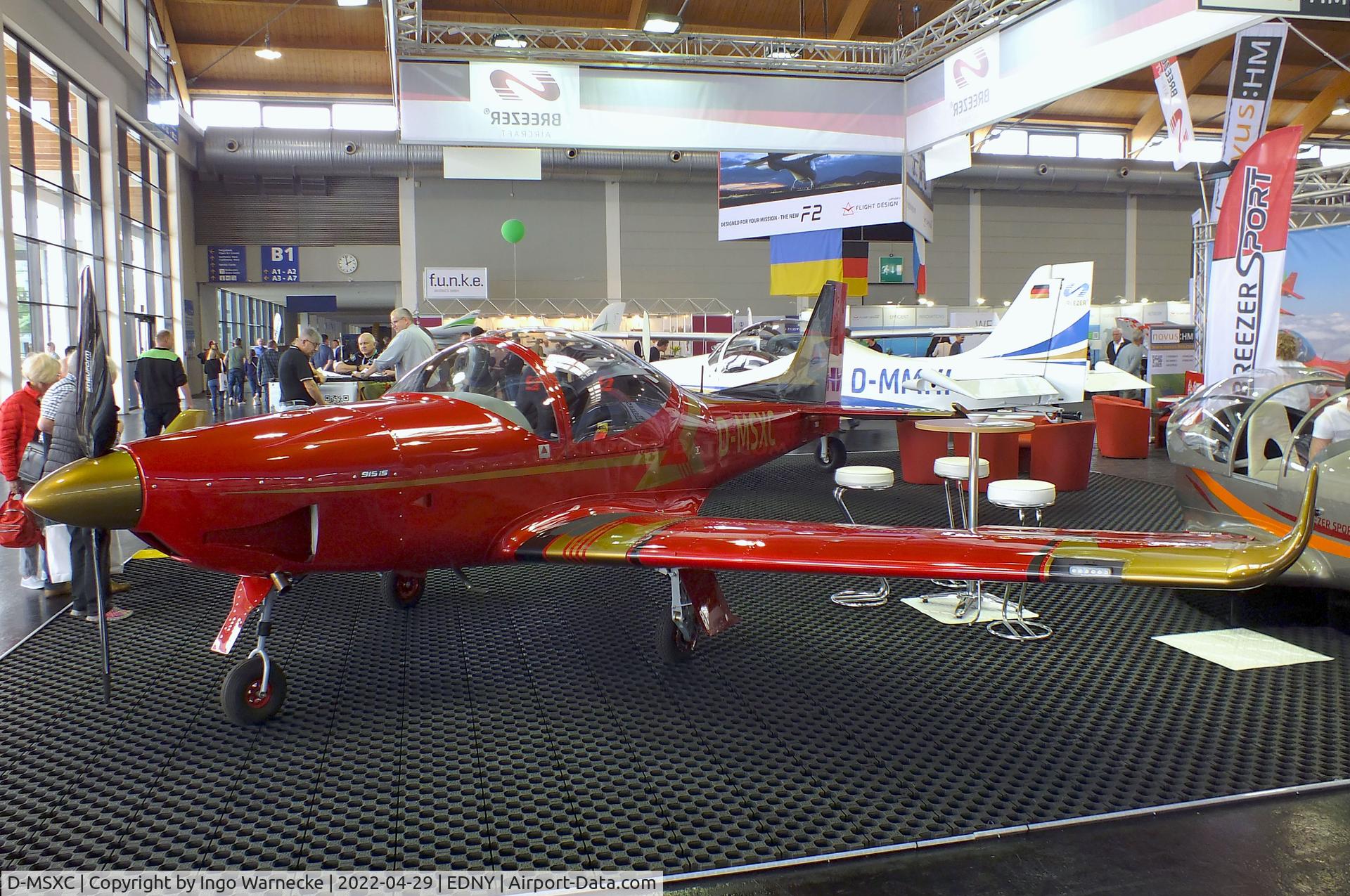 D-MSXC, 2022 Breezer Breezer UL C/N not found_D-MSXC, Breezer Aircraft Breezer UL at the AERO 2022, Friedrichshafen