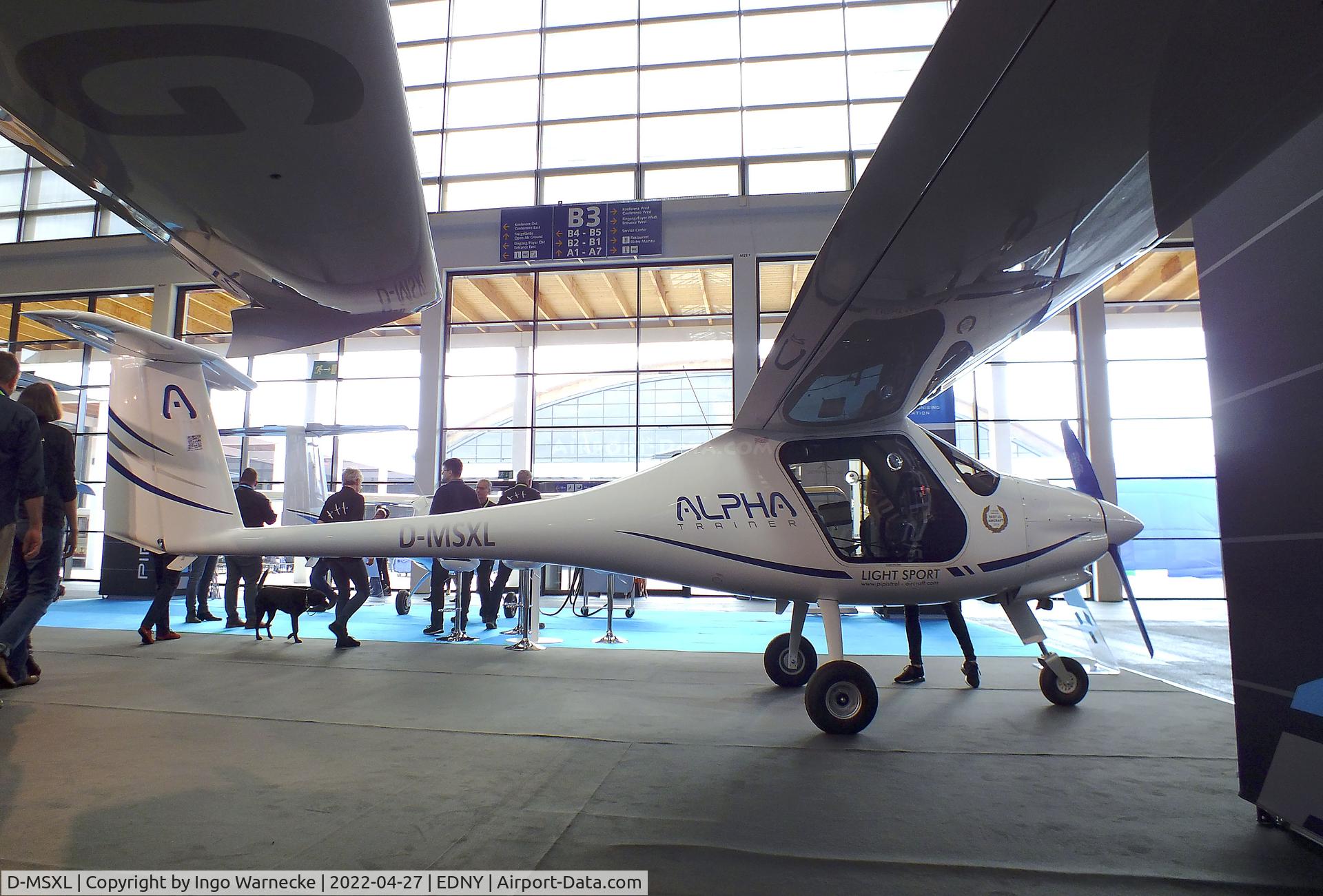 D-MSXL, Pipistrel Alpha Trainer C/N not found_D-MSXL, Pipistrel Alpha Trainer at the AERO 2022, Friedrichshafen