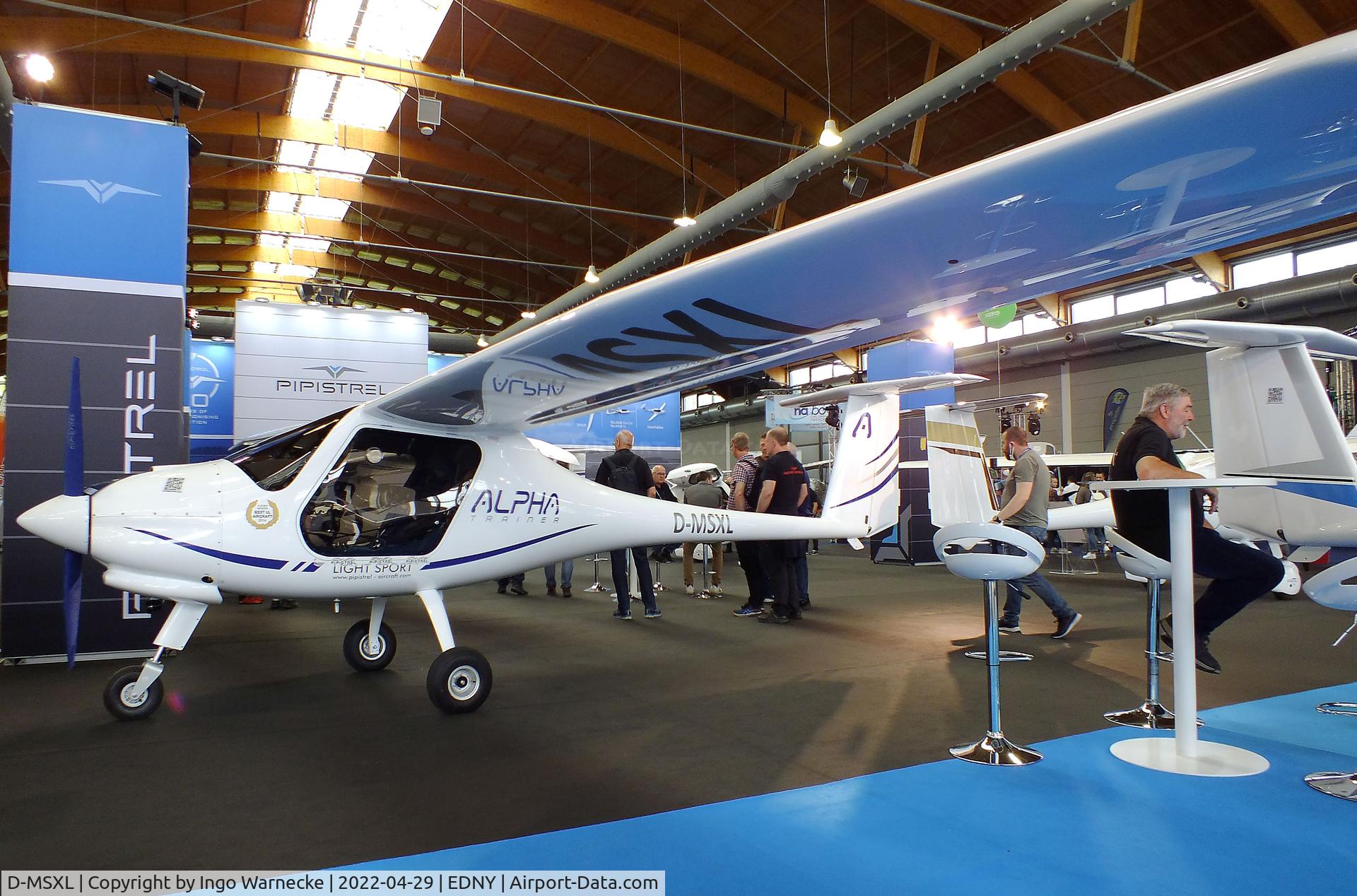 D-MSXL, Pipistrel Alpha Trainer C/N not found_D-MSXL, Pipistrel Alpha Trainer at the AERO 2022, Friedrichshafen