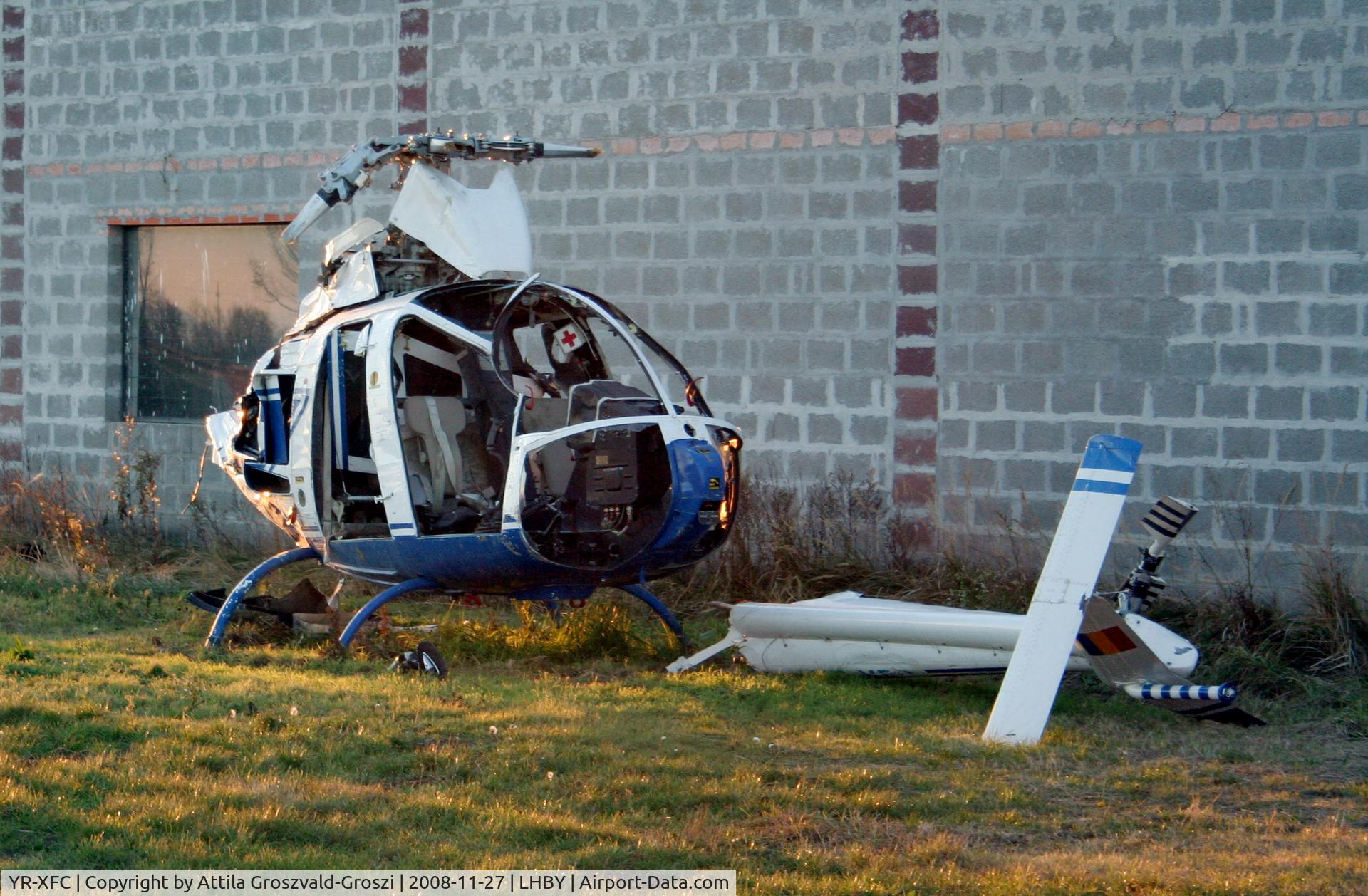 YR-XFC, Mil Mi-34S C/N 9783001501005, LHBY - Böny Airport, Hungary. On July 12, 2008, it fell into the river Danube