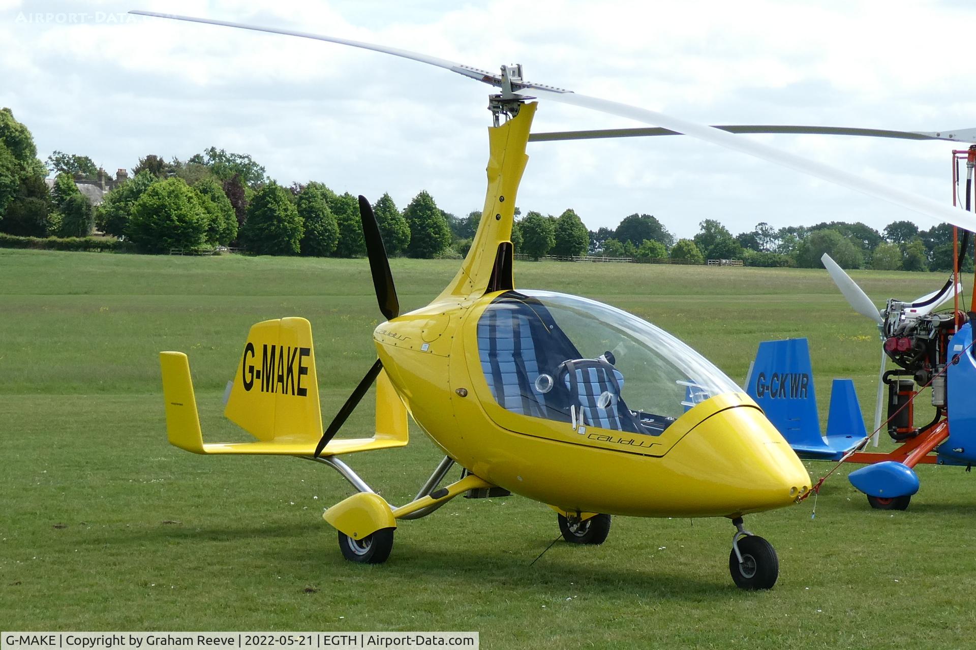 G-MAKE, 2010 RotorSport UK Calidus C/N RSUK/CALS/016, Parked at Old Warden.