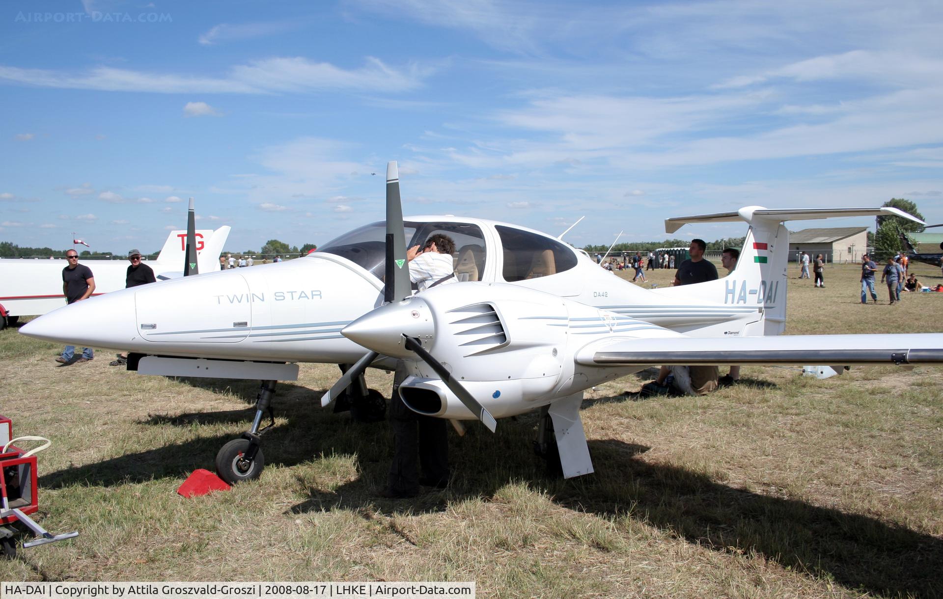 HA-DAI, 2006 Diamond DA-42 Twin Star Twin Star C/N 42.100, LHKE - Kecskemét, Hungarian Air-Forces Base, Hungary - Airshow '2008