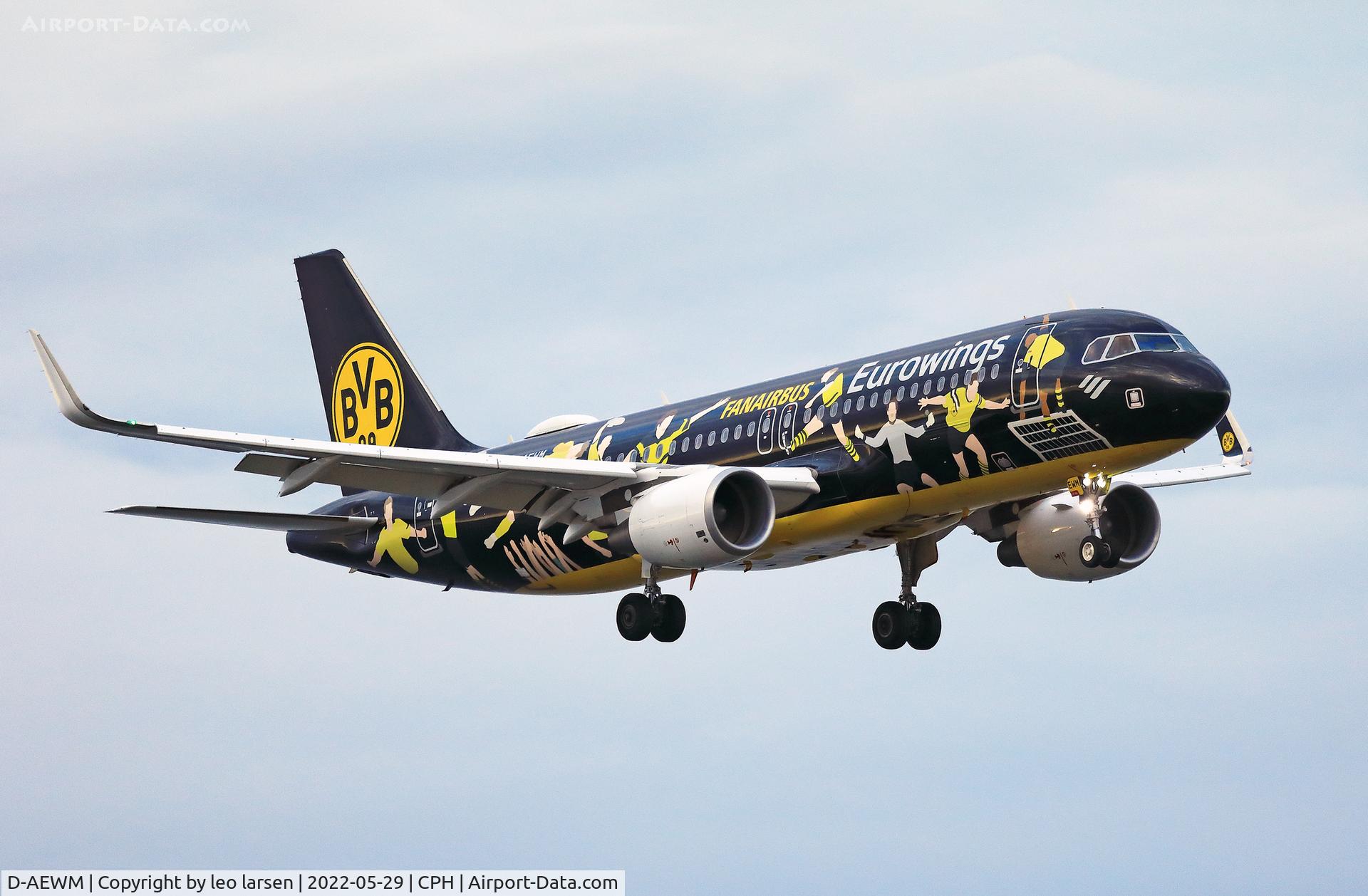 D-AEWM, 2016 Airbus A320-214 C/N 7259, Copenhagen 29.5.2022