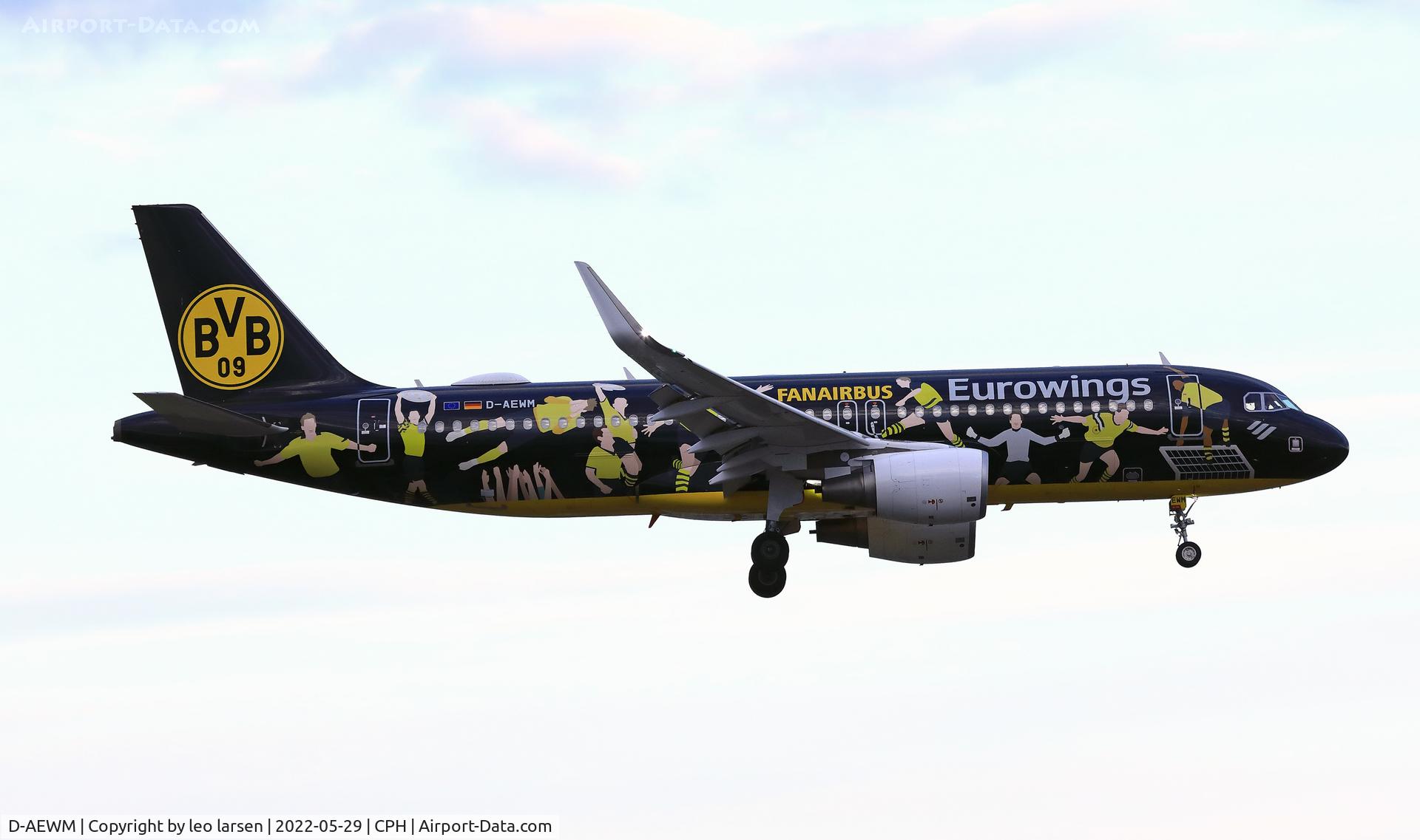 D-AEWM, 2016 Airbus A320-214 C/N 7259, Copenhagen 29.5.2022