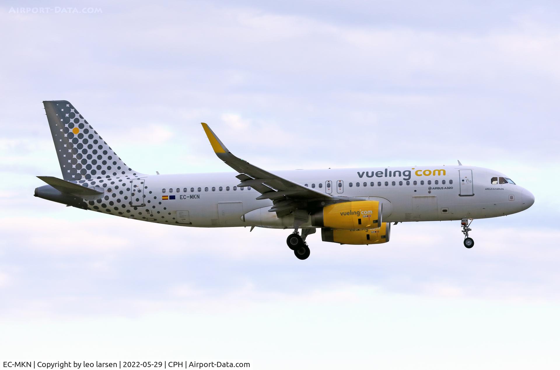 EC-MKN, 2016 Airbus A320-232 C/N 7026, Copenhagen 29.5.2022