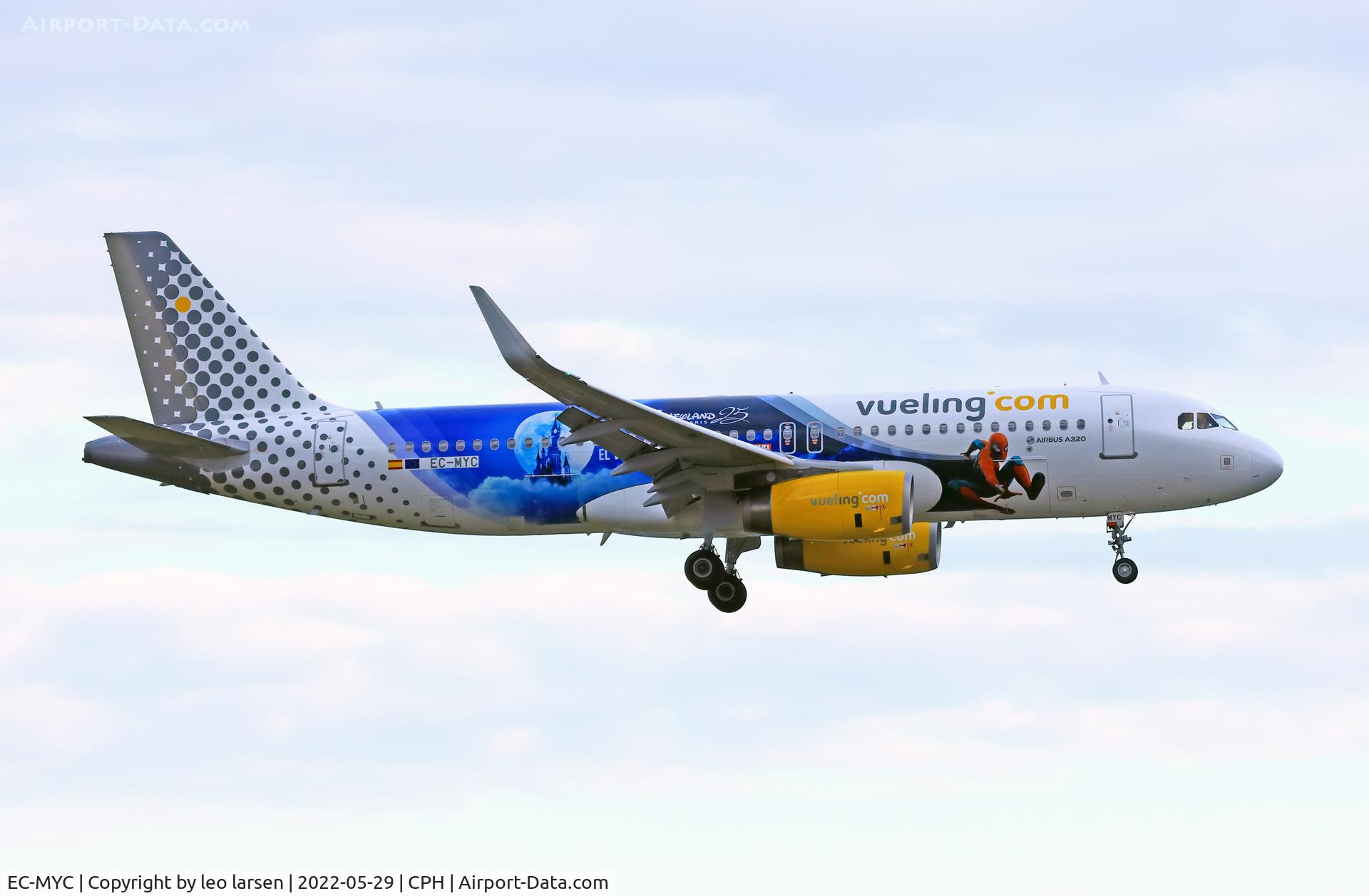 EC-MYC, 2018 Airbus A320-232 C/N 8238, Copenhagen 29.5.2022