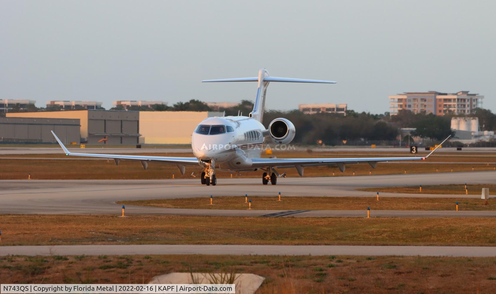 N743QS, 2017 Bombardier Challenger 350 (BD 100-1A10) C/N 20695, APF 2022