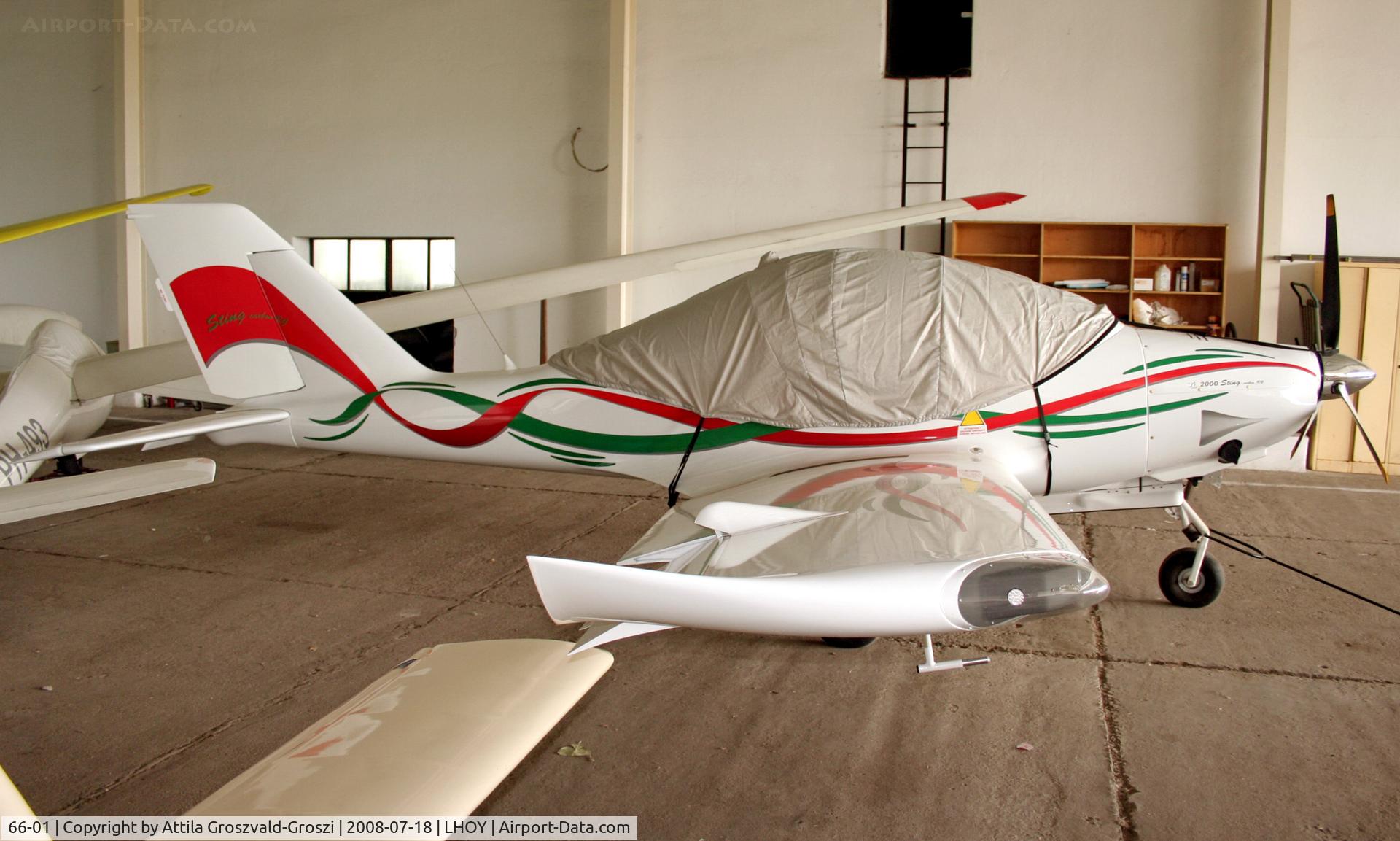 66-01, TL Ultralight TL-2000 Sting RG, LHOY - Öcsény Airport, Hungary