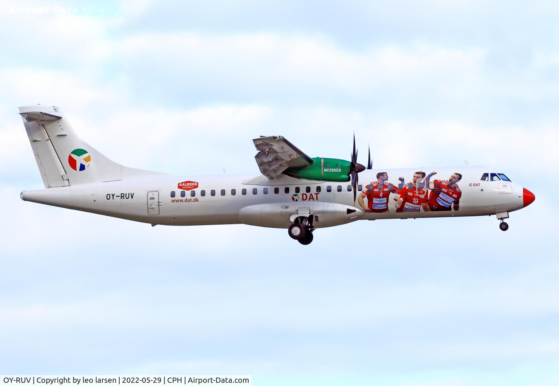 OY-RUV, 2018 ATR 72-600 C/N 1527, Copenhagen 29.5.2022