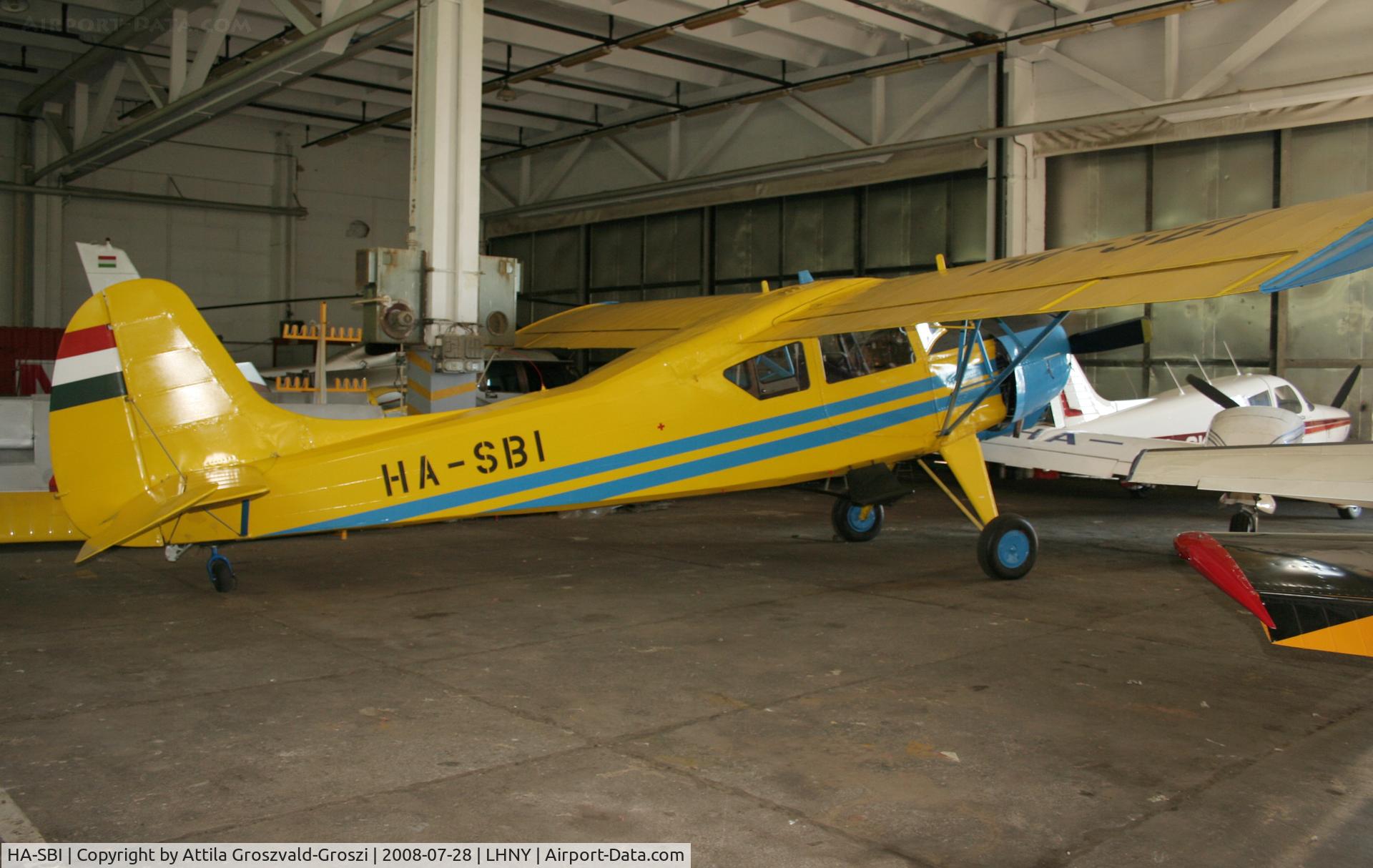 HA-SBI, 1967 PZL-Okecie PZL-101A Gawron C/N 107235, LHNY - Nyíregyháza Airport, Hungary