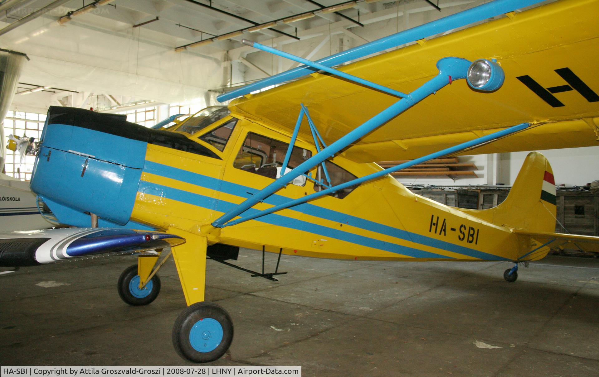 HA-SBI, 1967 PZL-Okecie PZL-101A Gawron C/N 107235, LHNY - Nyíregyháza Airport, Hungary