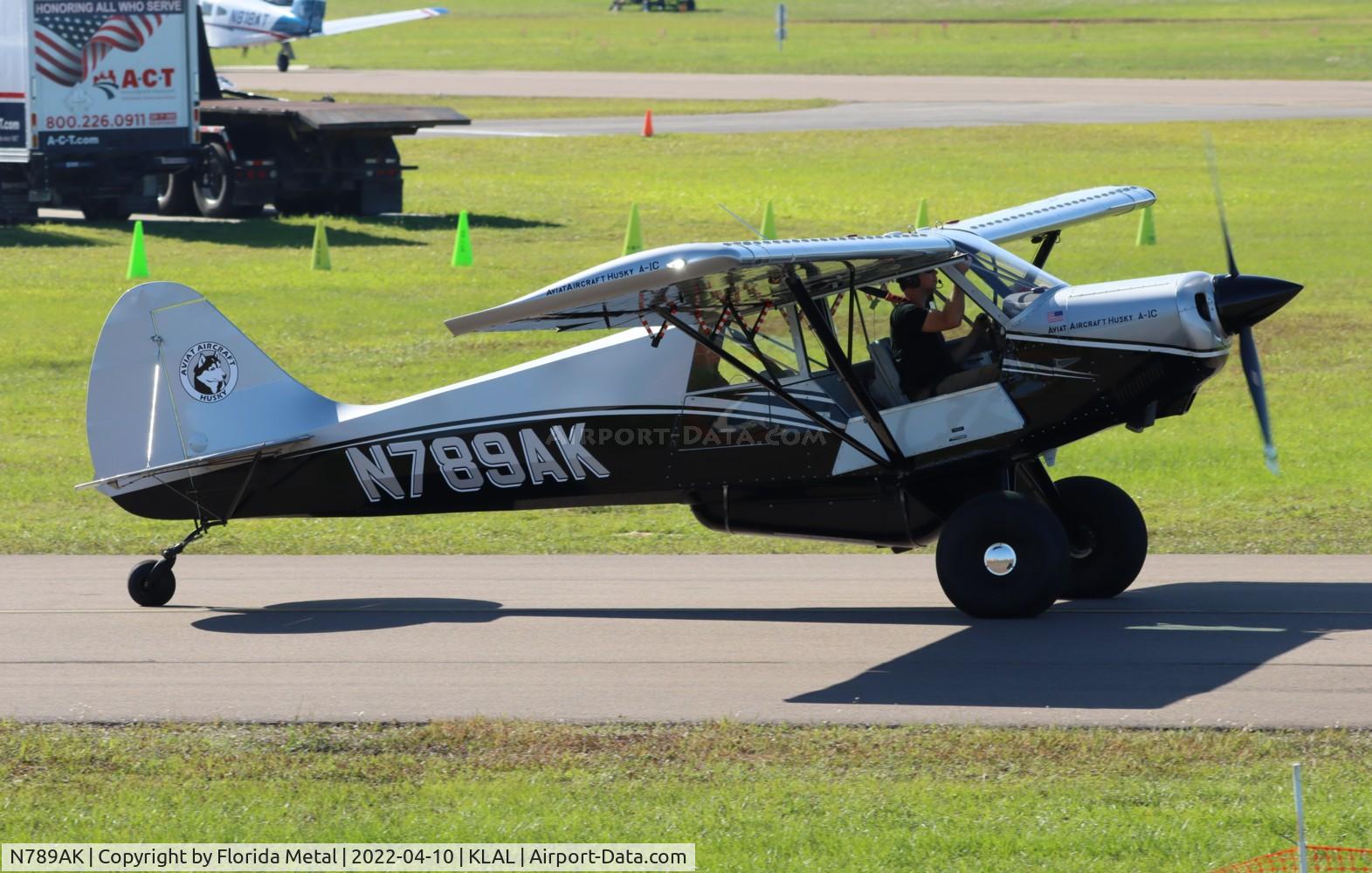 N789AK, 2019 Aviat A-1C-180 Husky C/N 3336, Sun N Fun 2022