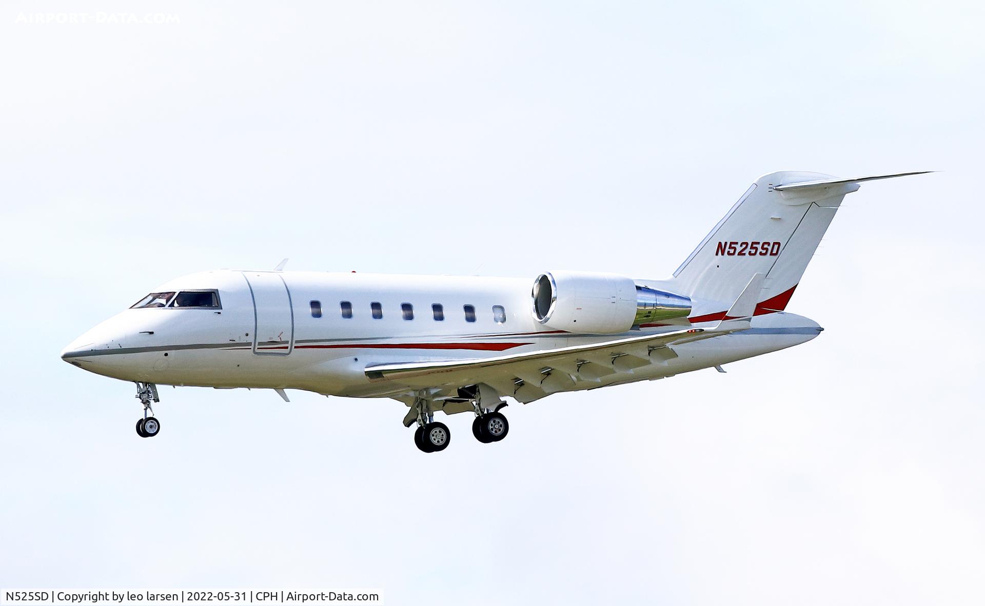 N525SD, 1989 Canadair Challenger 601-3A (CL-600-2B16) C/N 5056, Copenhagen 31.5.2022