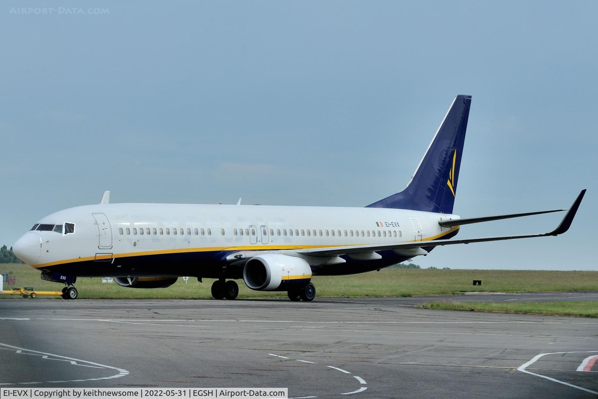 EI-EVX, 2012 Boeing 737-8AS C/N 40317, Formerly Ryanair.