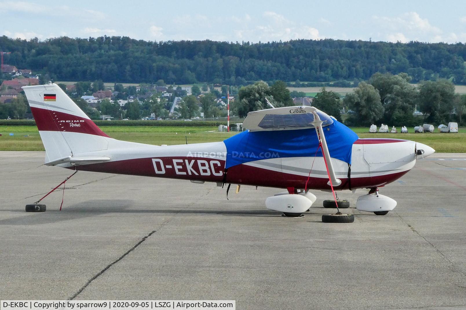 D-EKBC, 1970 Reims FR172G Reims Rocket C/N FR17200205, Resting over night at Grenchen