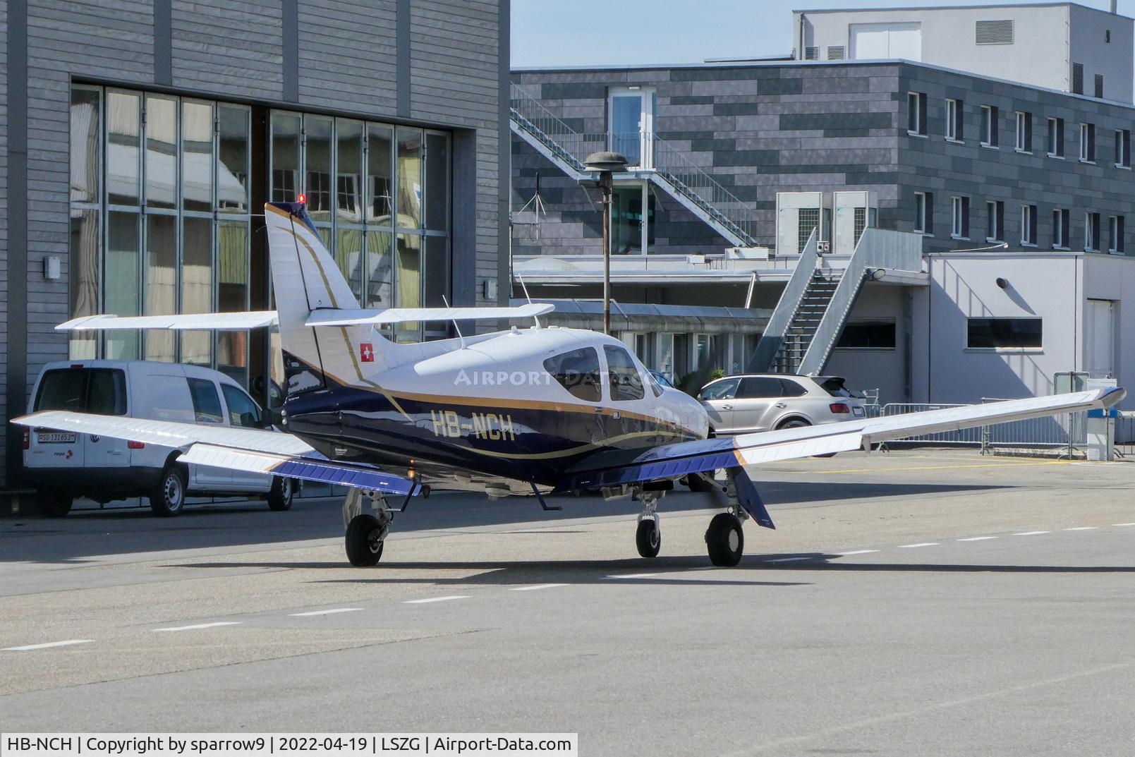HB-NCH, 1976 Rockwell 114 C/N 14050, On the way to the hangar