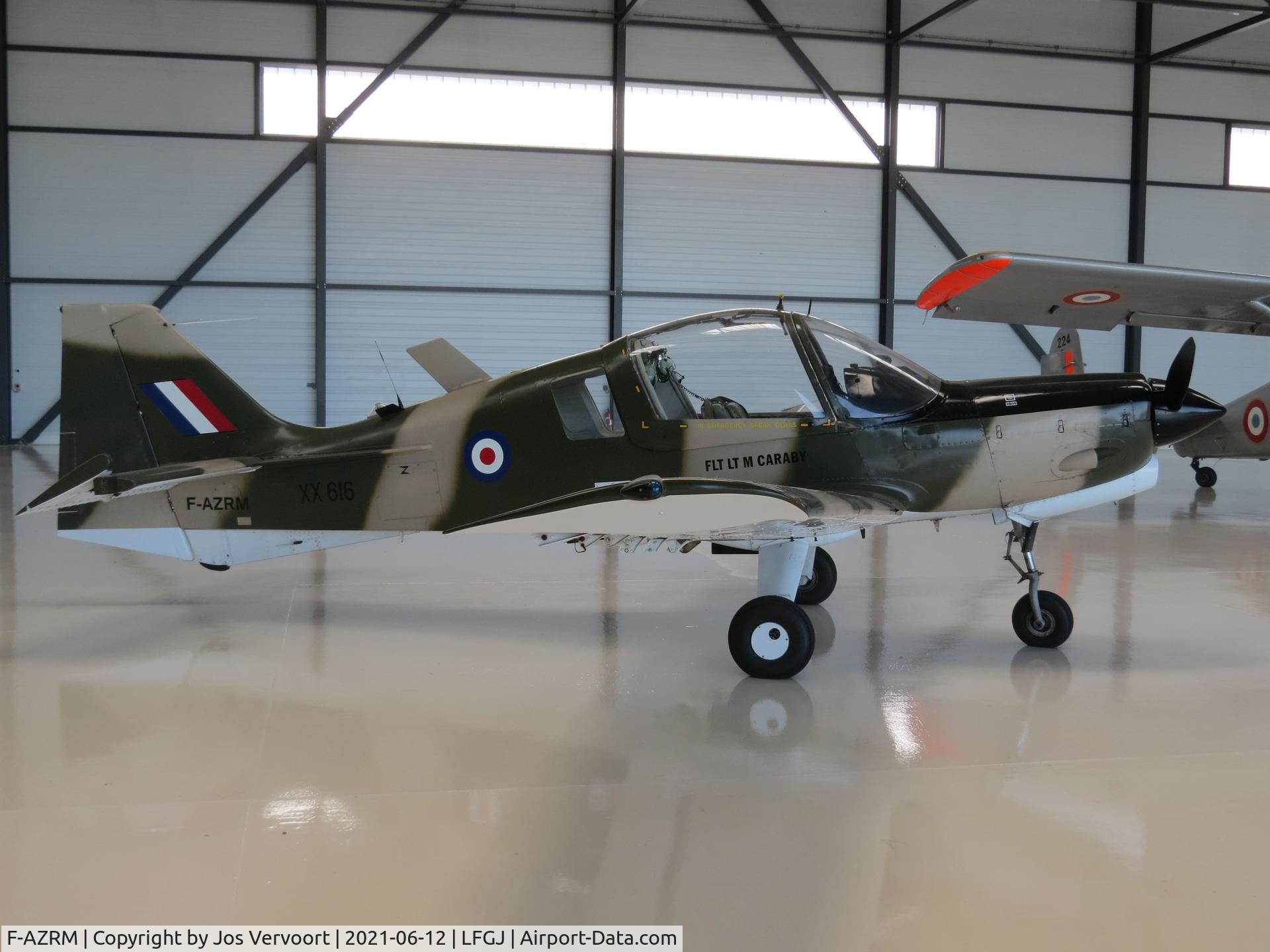 F-AZRM, 1974 Scottish Aviation Bulldog T.1 C/N BH.120/274, ex: XX616
