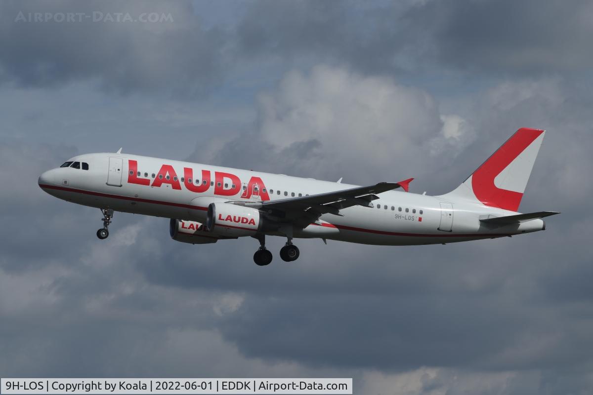 9H-LOS, 2007 Airbus A320-214 C/N 3153, Soon to be gone, arrival from Palma de Mallorca