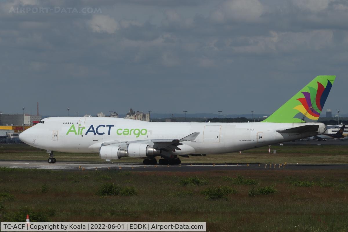 TC-ACF, 1993 Boeing 747-481 C/N 25645, Leaving to Astana.
