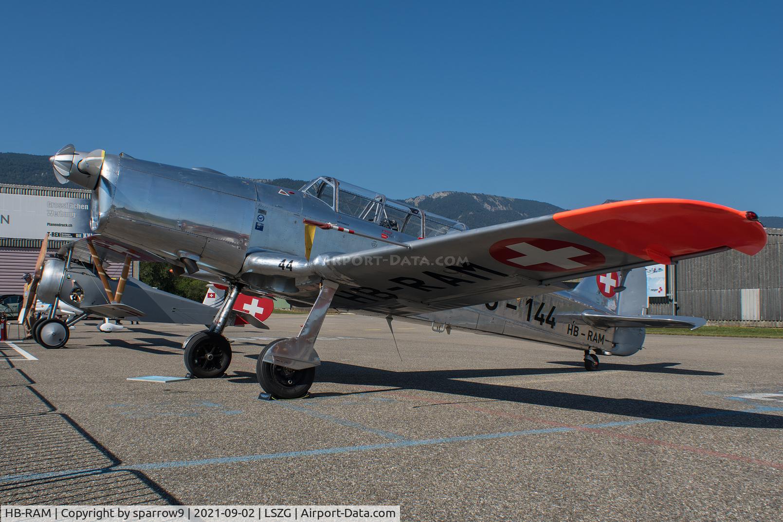 HB-RAM, 1950 Pilatus P2-06 C/N 64, Shown during the festivities 90 years Grenchen airport