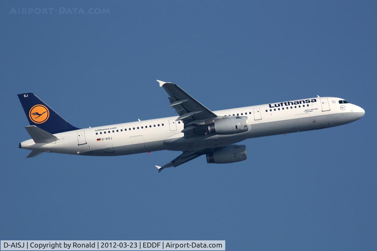 D-AISJ, 2008 Airbus A321-231 C/N 3360, at fra